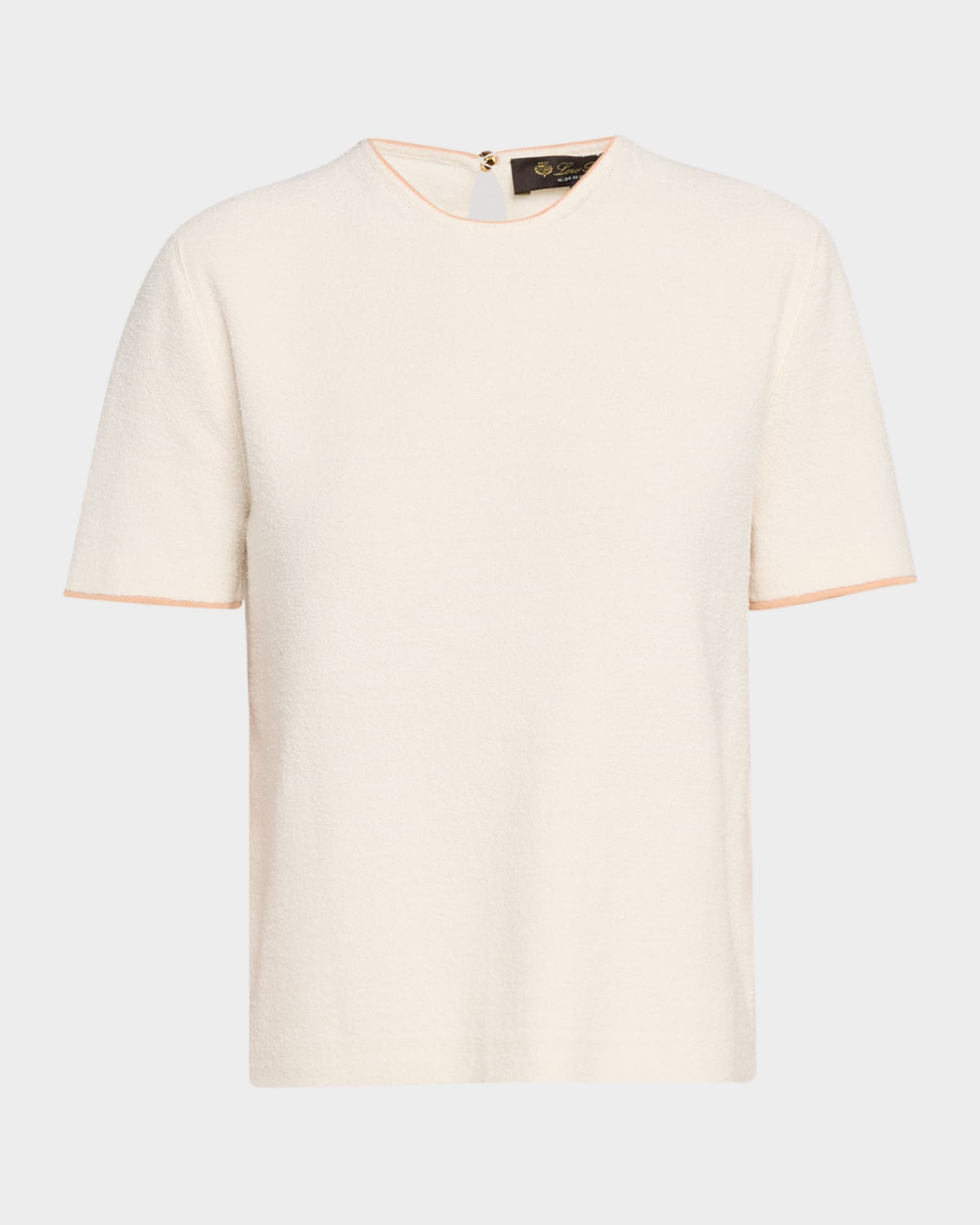 Cannareggio Short-Sleeve Silk-Cotton Sweater 0