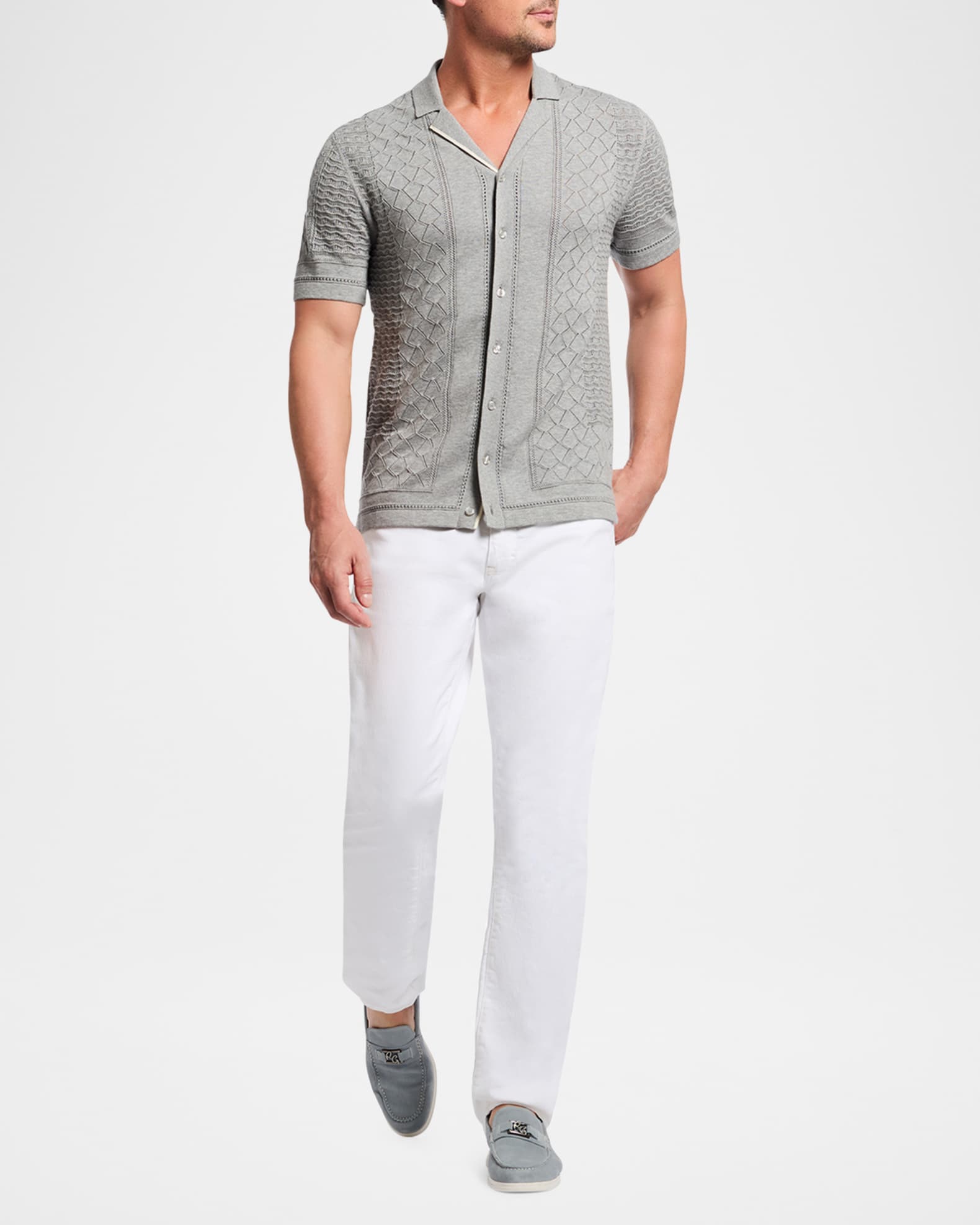 Men's Delmar Button-Down Sweater 1