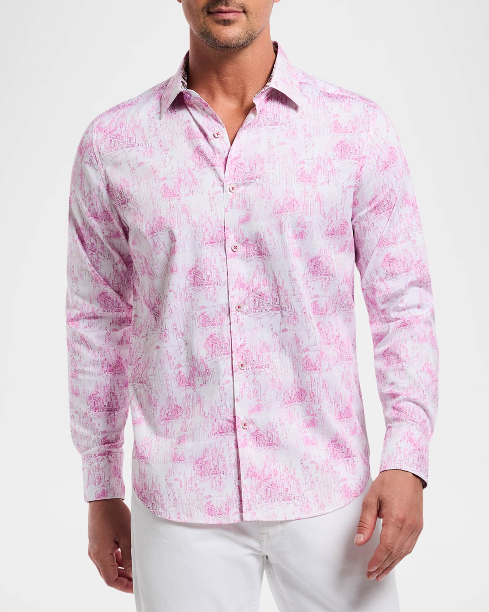 Robert Graham Men's Liberty Woven Sport Shirt | Neiman Marcus