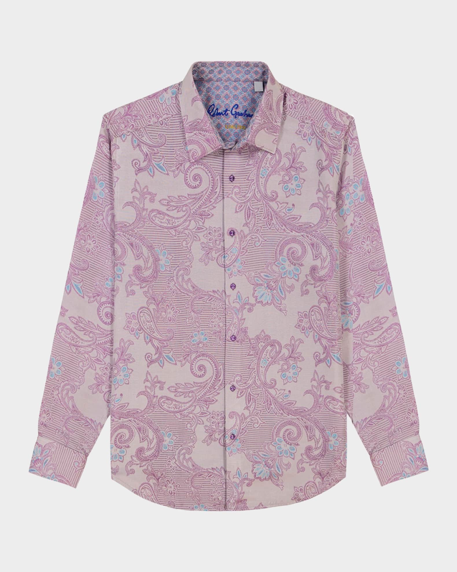 Men's Paisley Sport Shirt 0