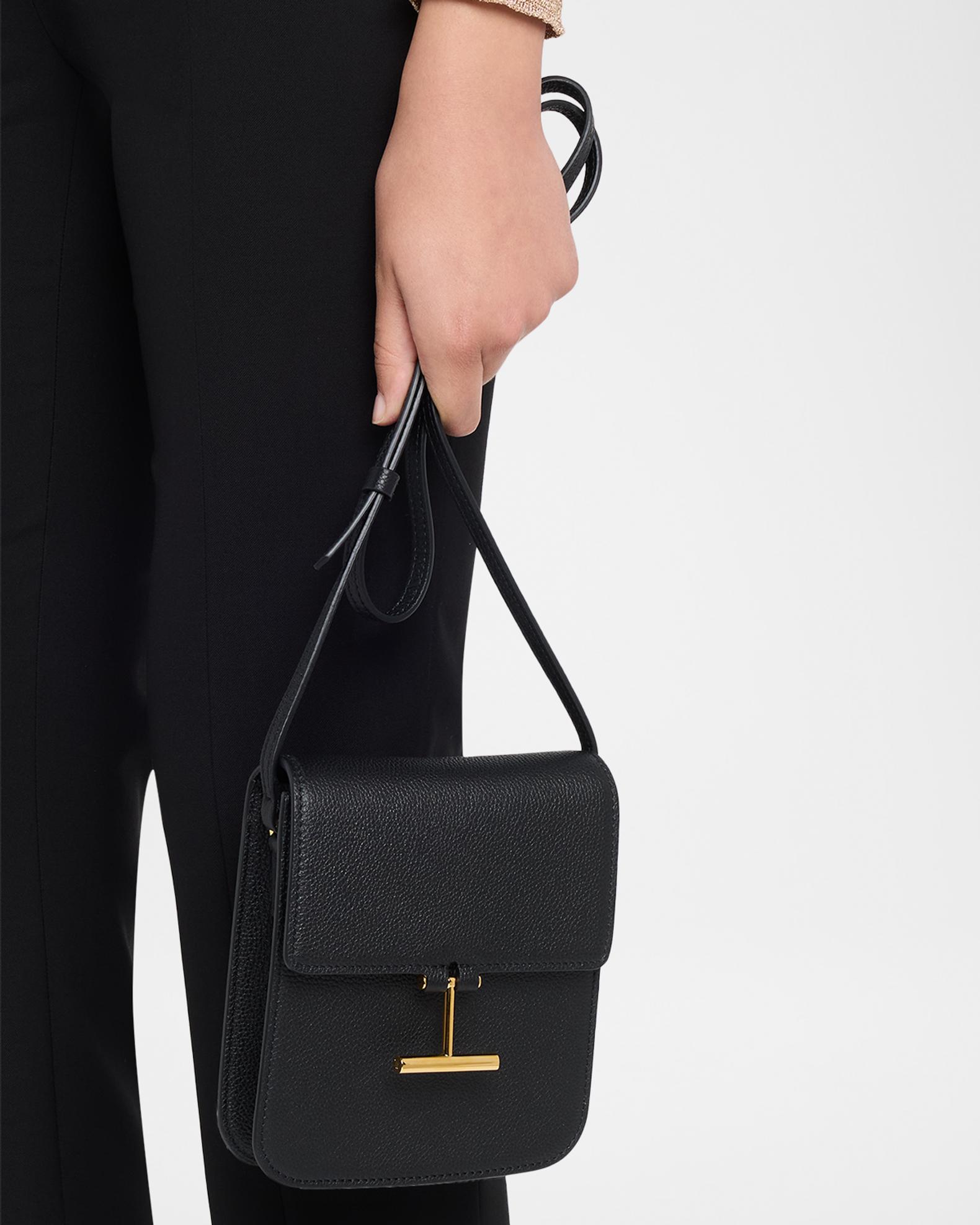 TOM FORD Tara Mini Crossbody Bag in Grain Leather | Neiman Marcus