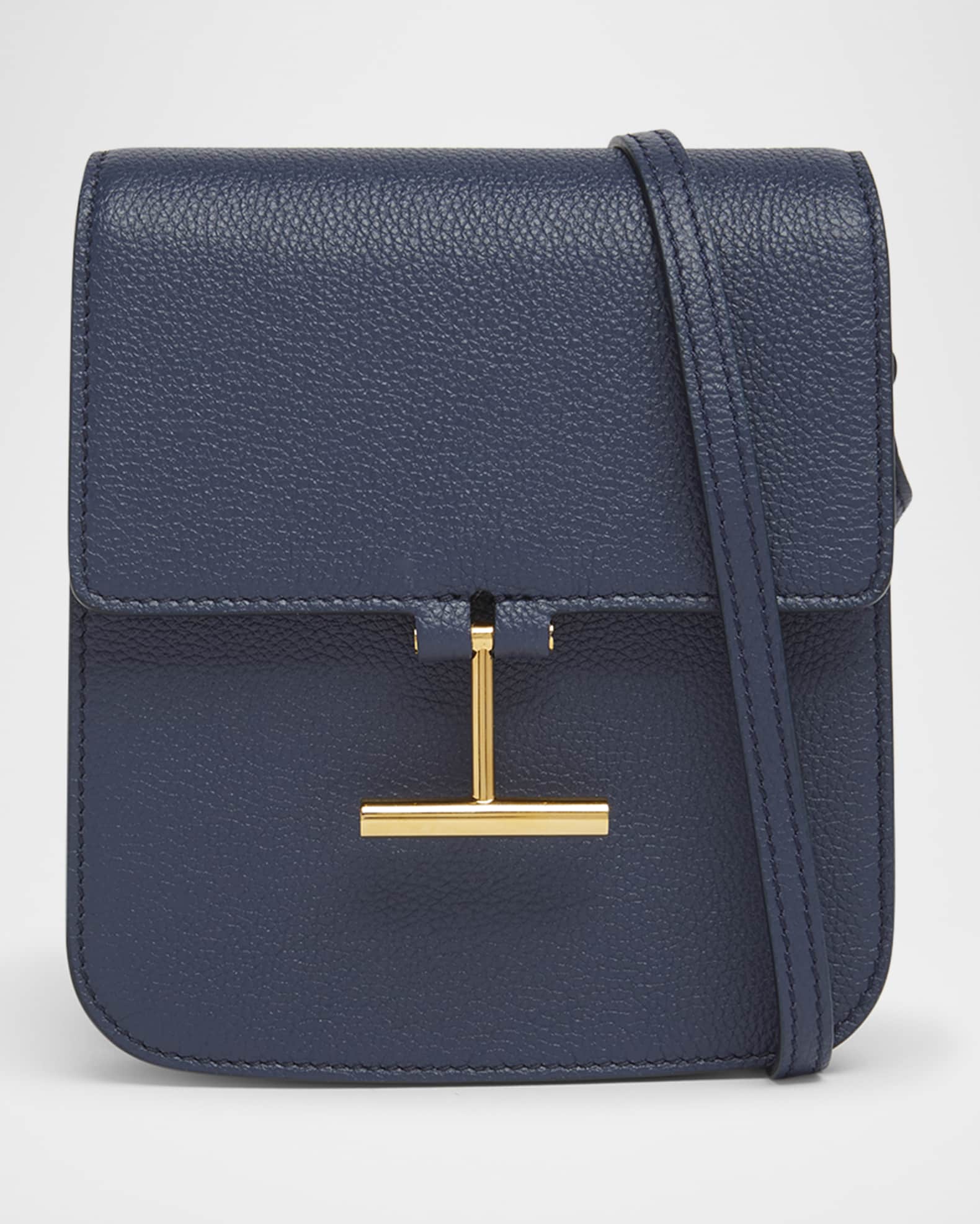 Tara Mini Crossbody Bag in Grain Leather  0