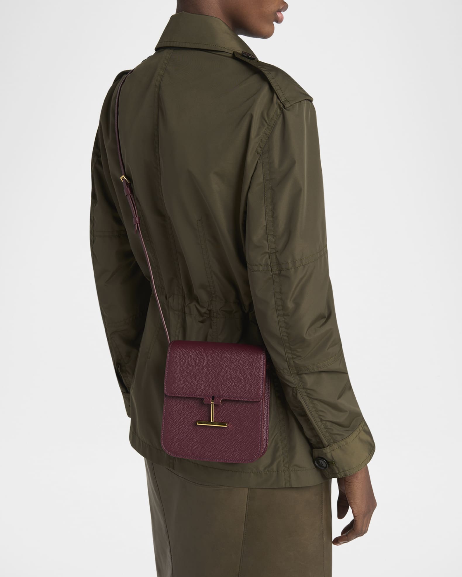 Tara Mini Crossbody Bag in Grain Leather  1