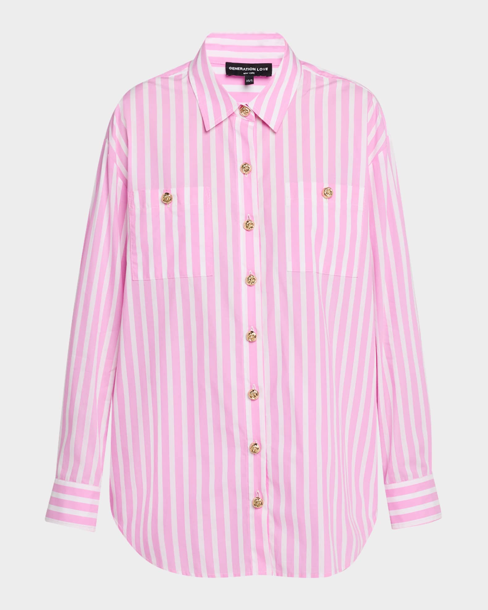 Meggy Long-Sleeve Poplin Shirt 0