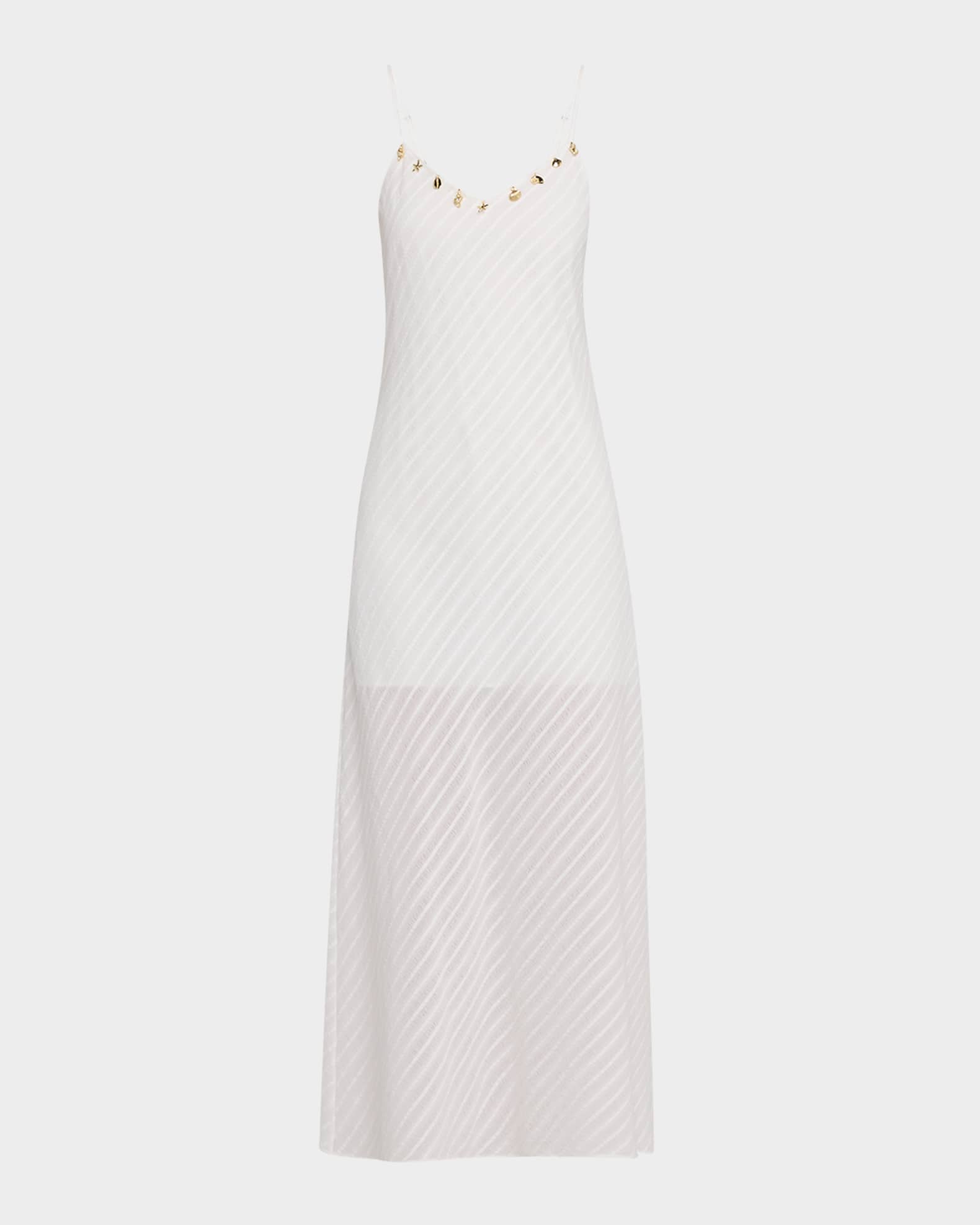 Marcella Stripe Charm Maxi Dress 0