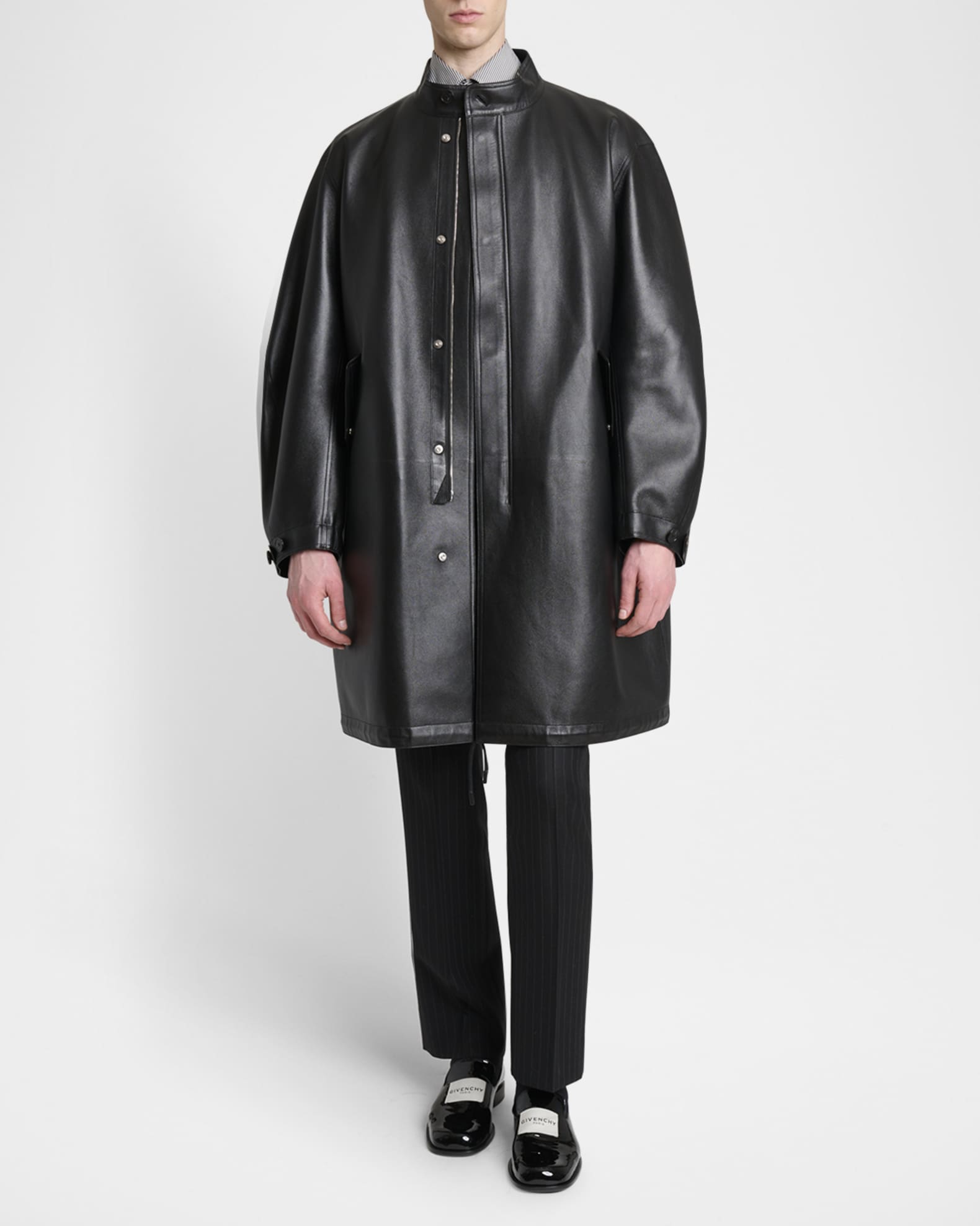 Men's Leather Fishtail Parka  1