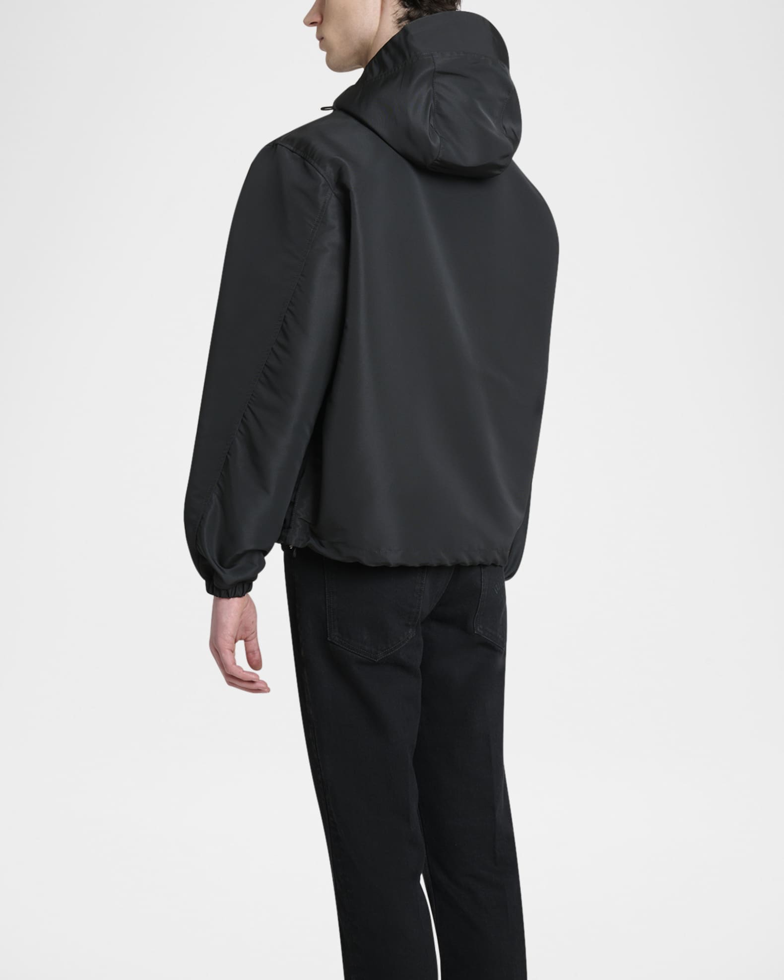 Givenchy Men's Hooded Windbreaker | Neiman Marcus