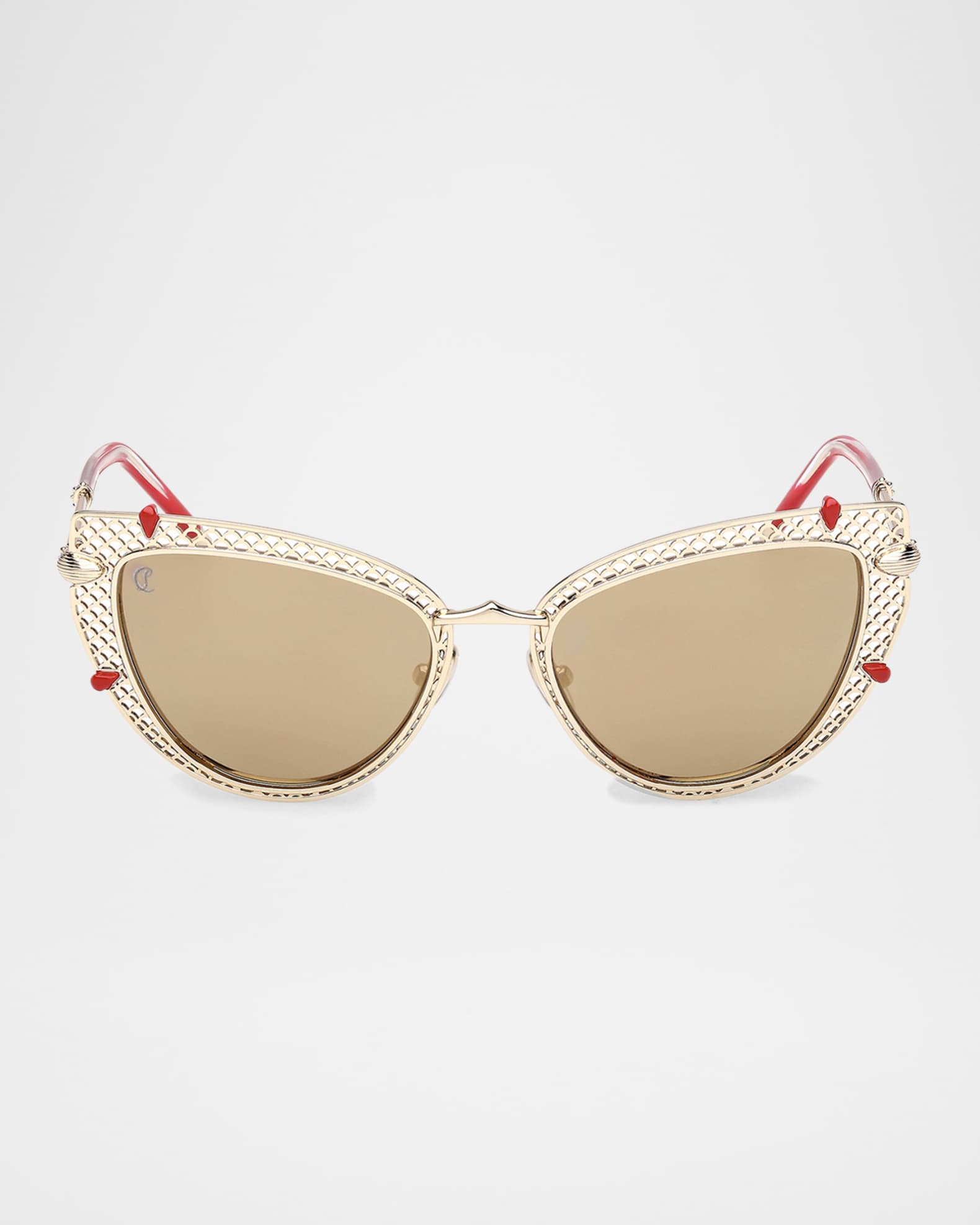 Miss Z Metal Cat-Eye Sunglasses 0