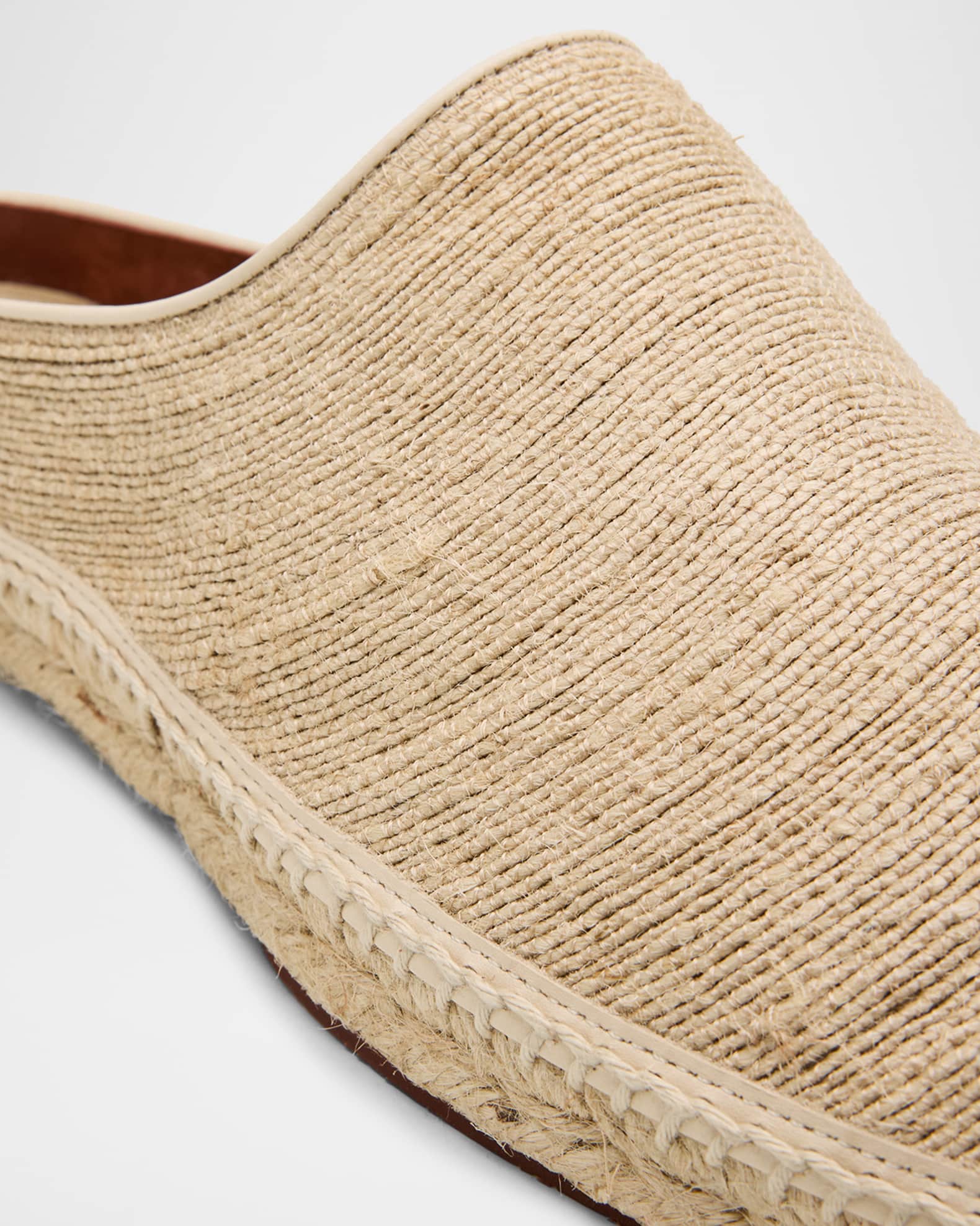 Loro Piana Men's Sea Sabot Walk Espadrille Mules | Neiman Marcus