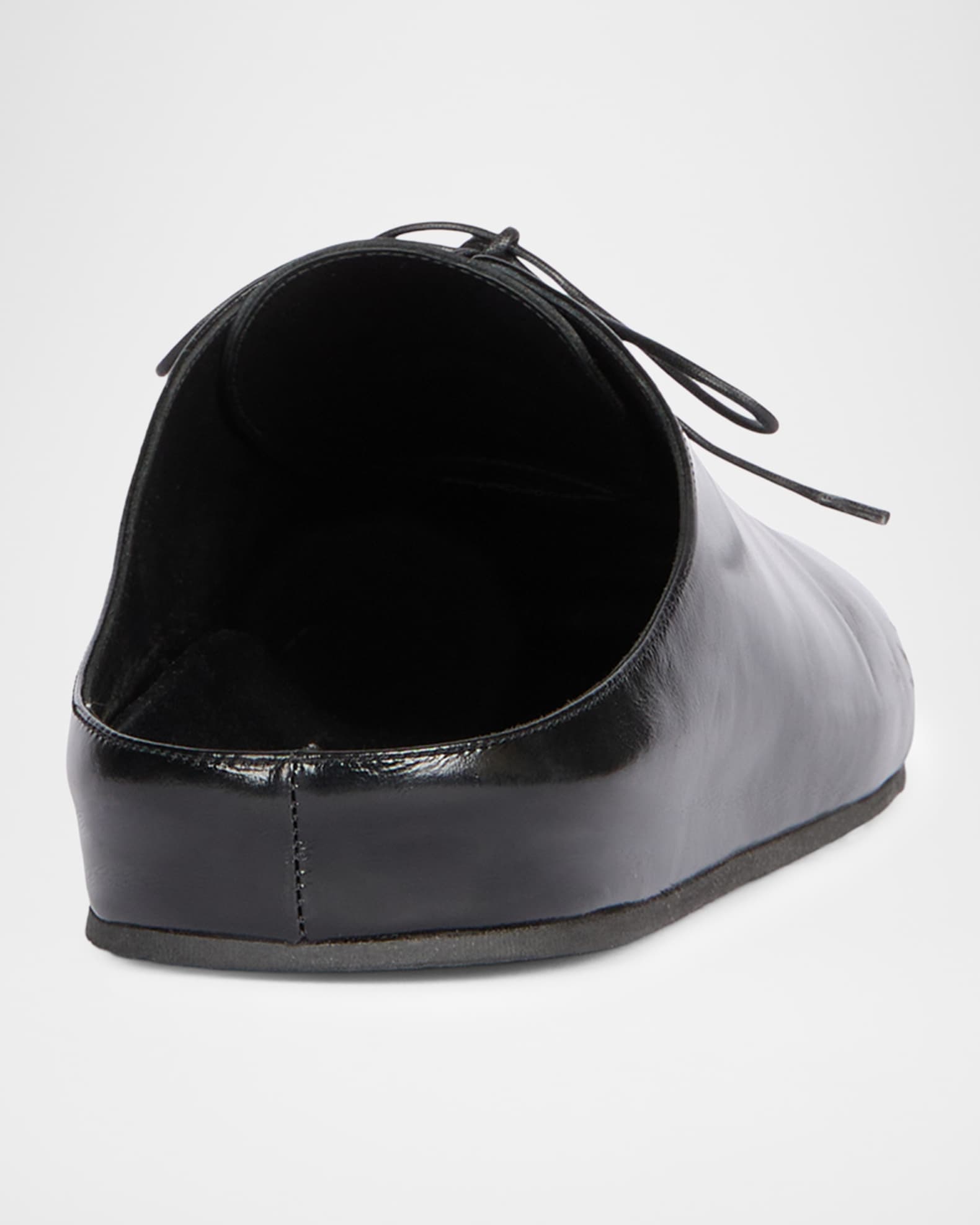 Jacquemus Men's Les Derbie Leather Mules | Neiman Marcus