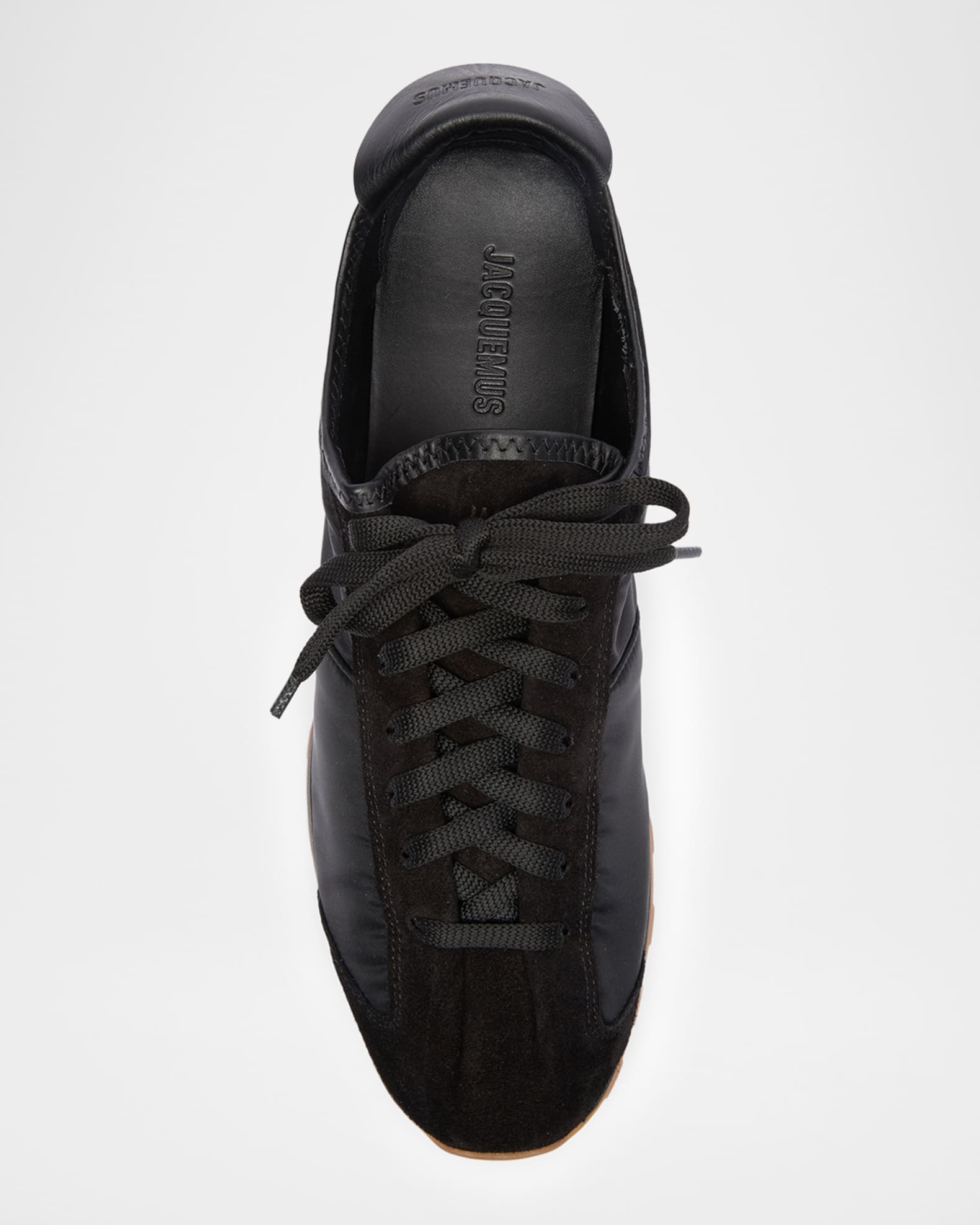 JACQUEMUS スニーカー メンズ Jacquemus Men's The Tennis Suede & Nylon Sneakers | Neiman Marcus