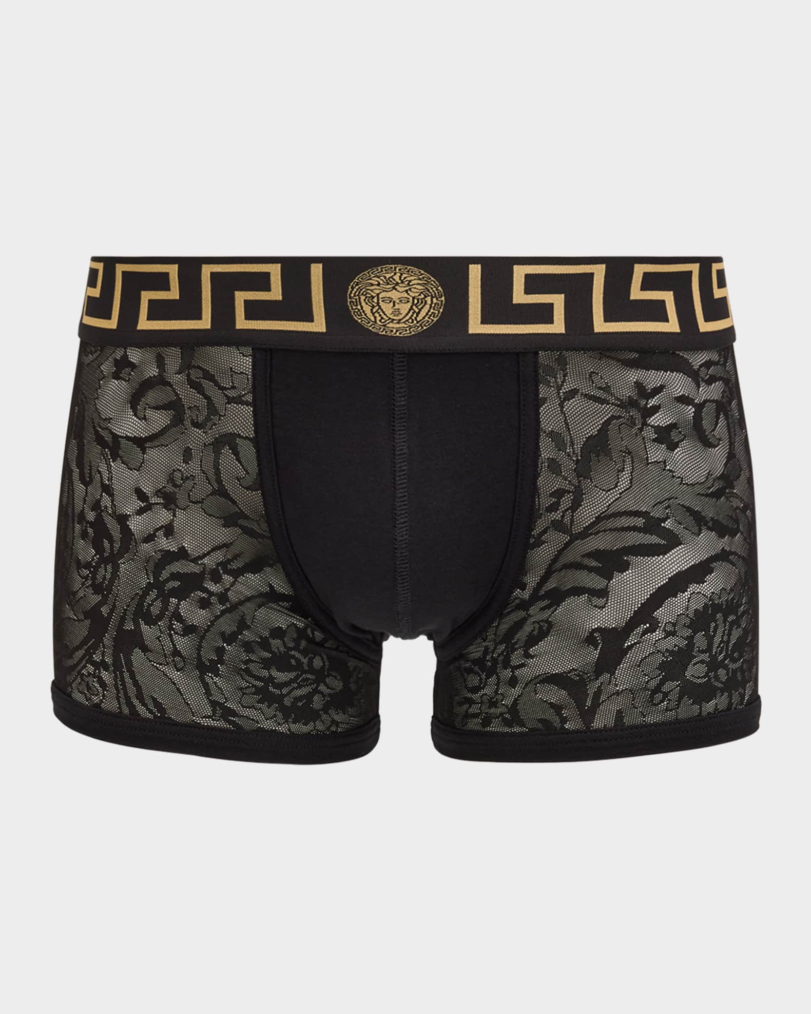 Men's Baroque Mesh Jacquard Boxer Briefs 0