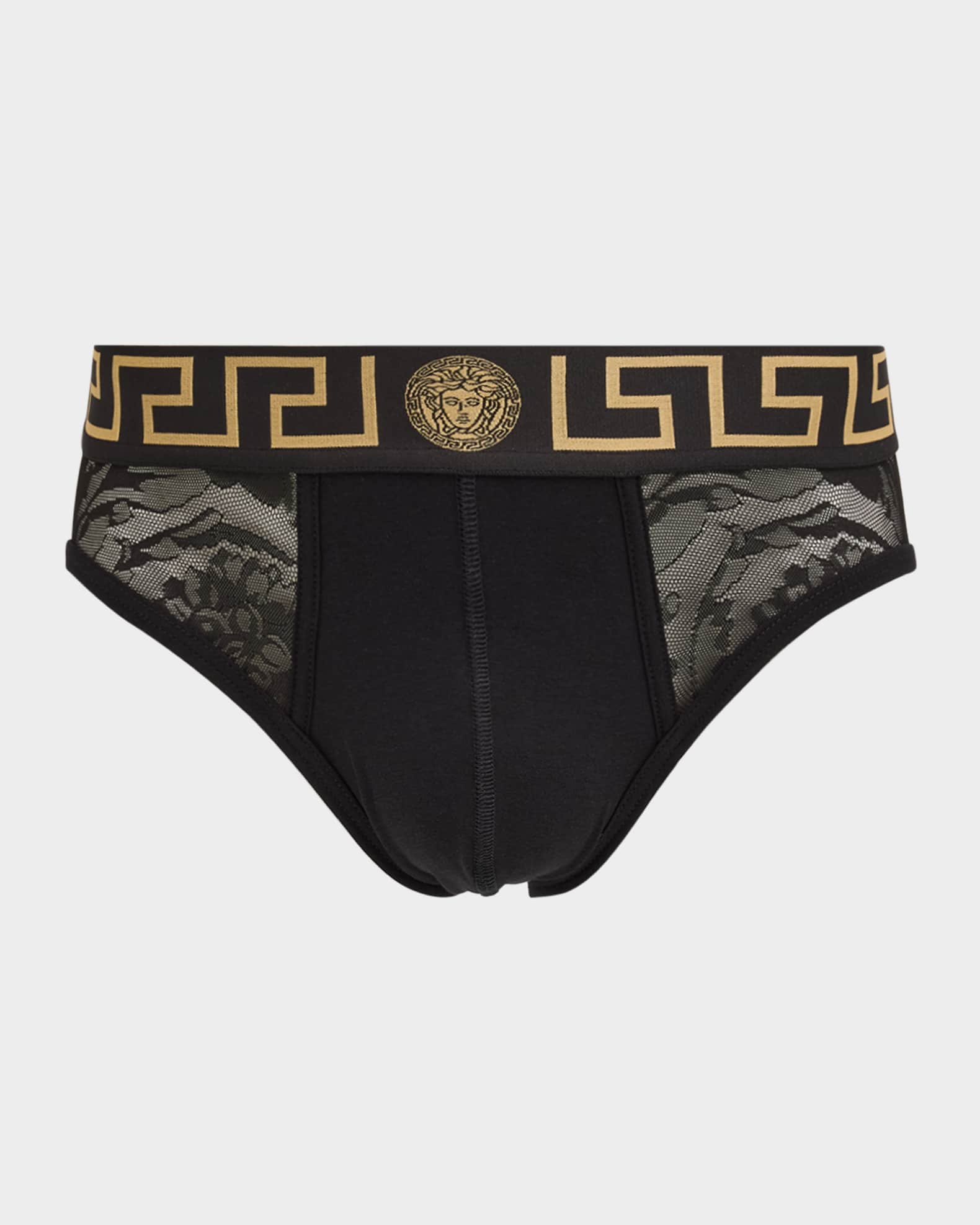 Men's Baroque Mesh Jacquard Briefs 0