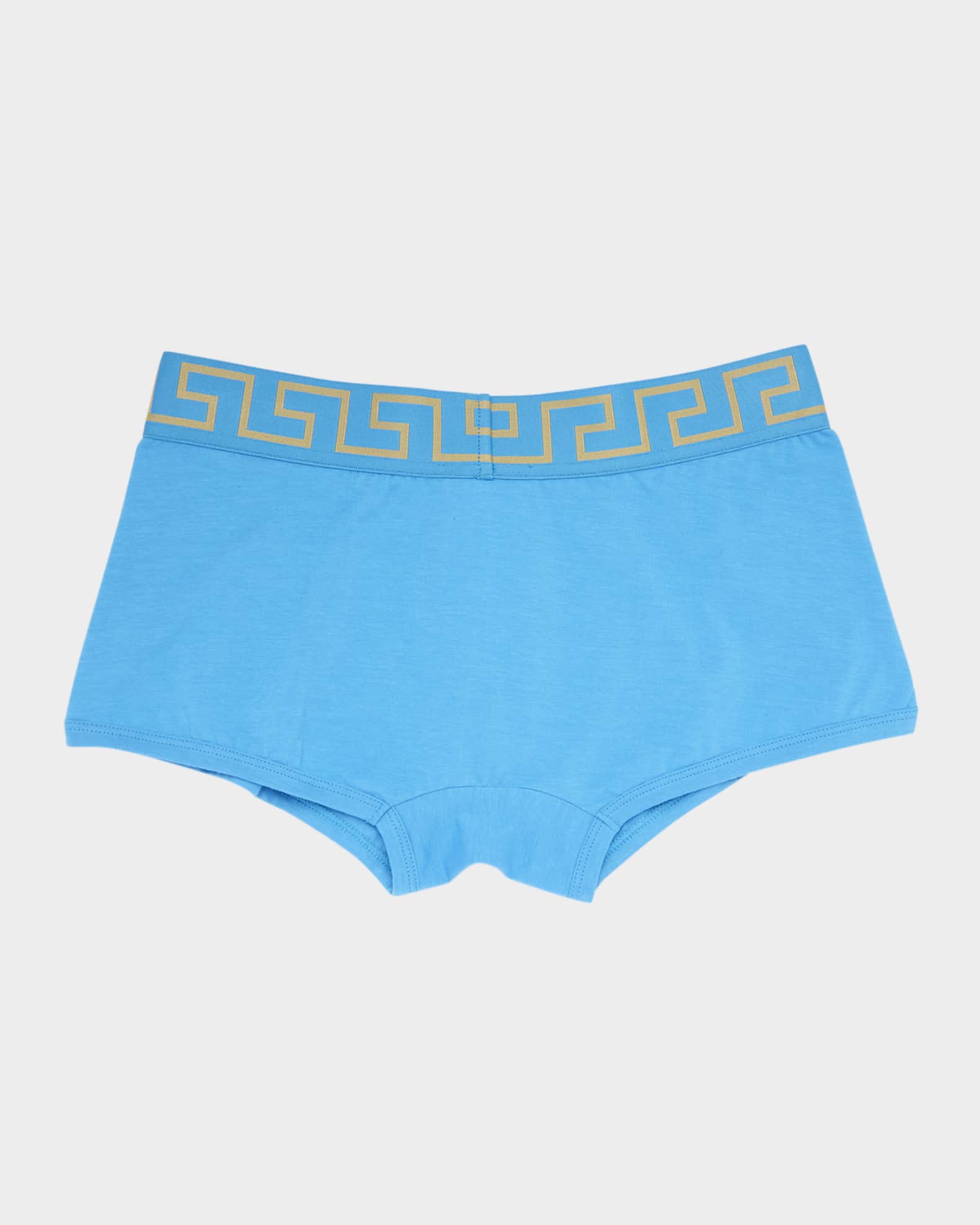 Men's Organic Stretch Cotton Greek Key Boxer Briefs 1