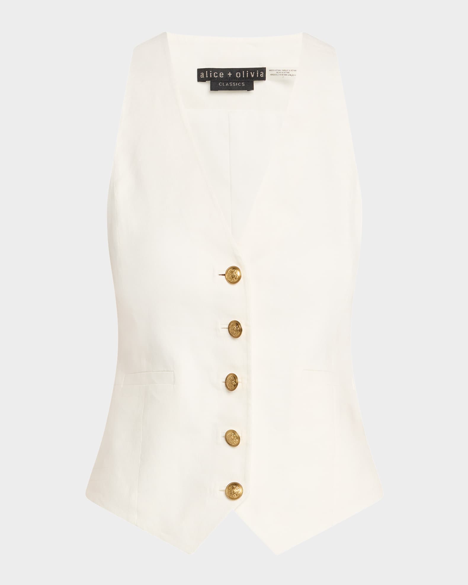 Mazie Deep V-Neck Vest 0