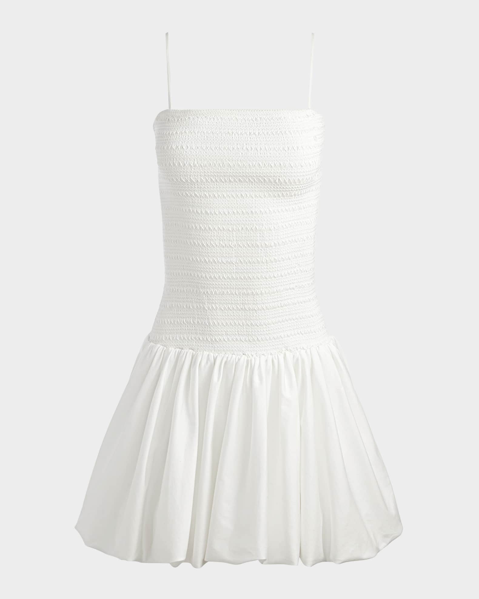 Arden Drop-Waist Bubble Mini Dress 0