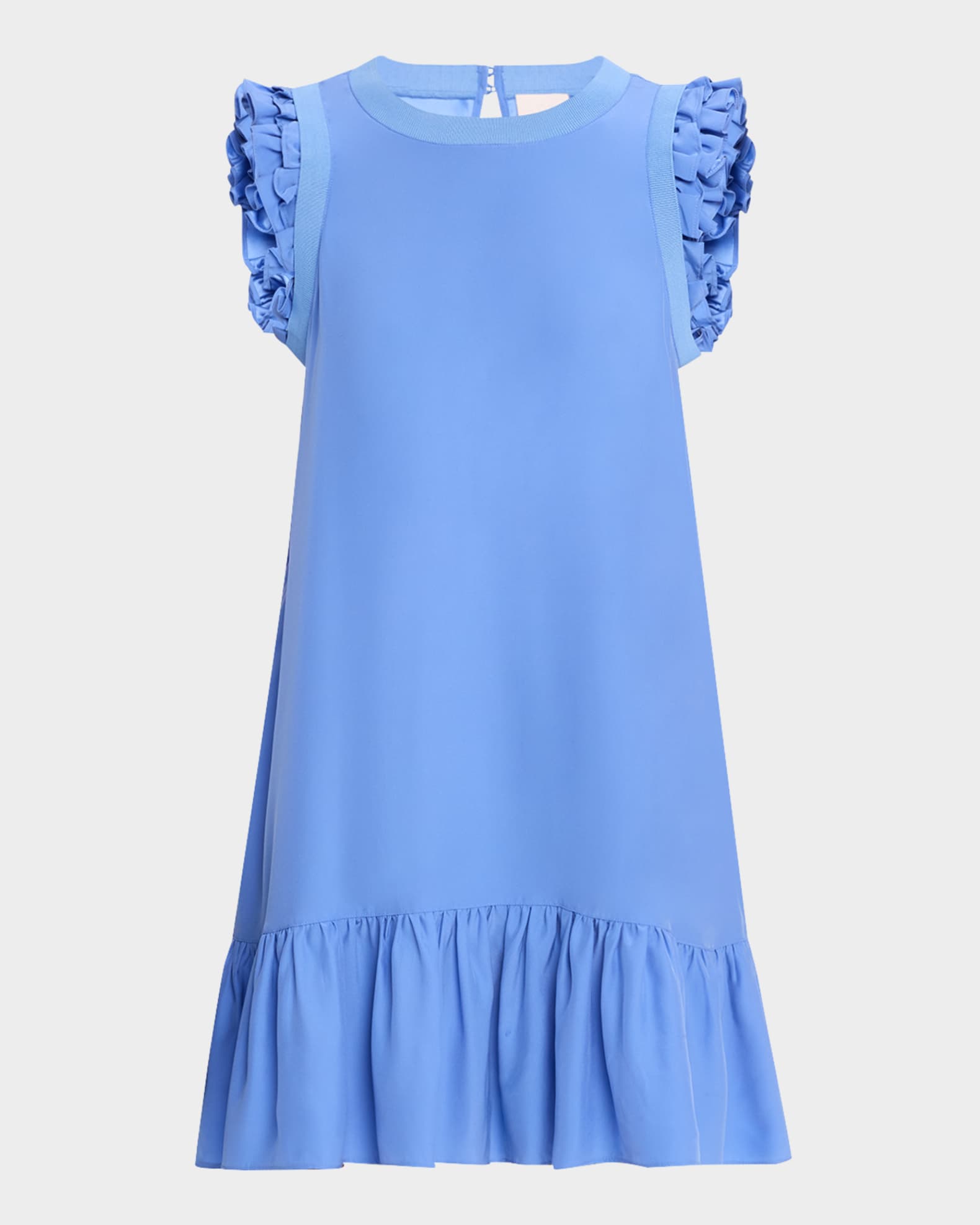 Nila Flutter-Sleeve Dress 0