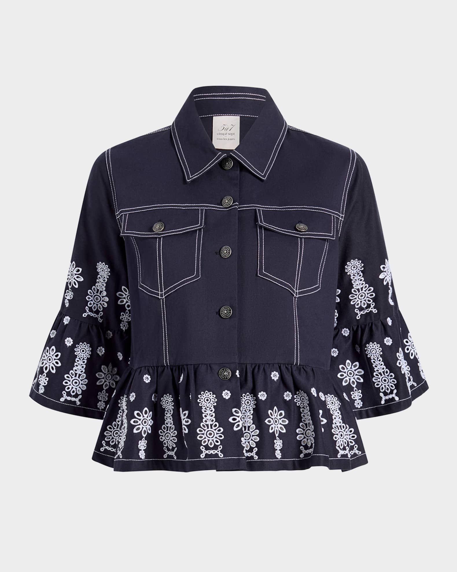 Mandie Eyelet Jacket 0