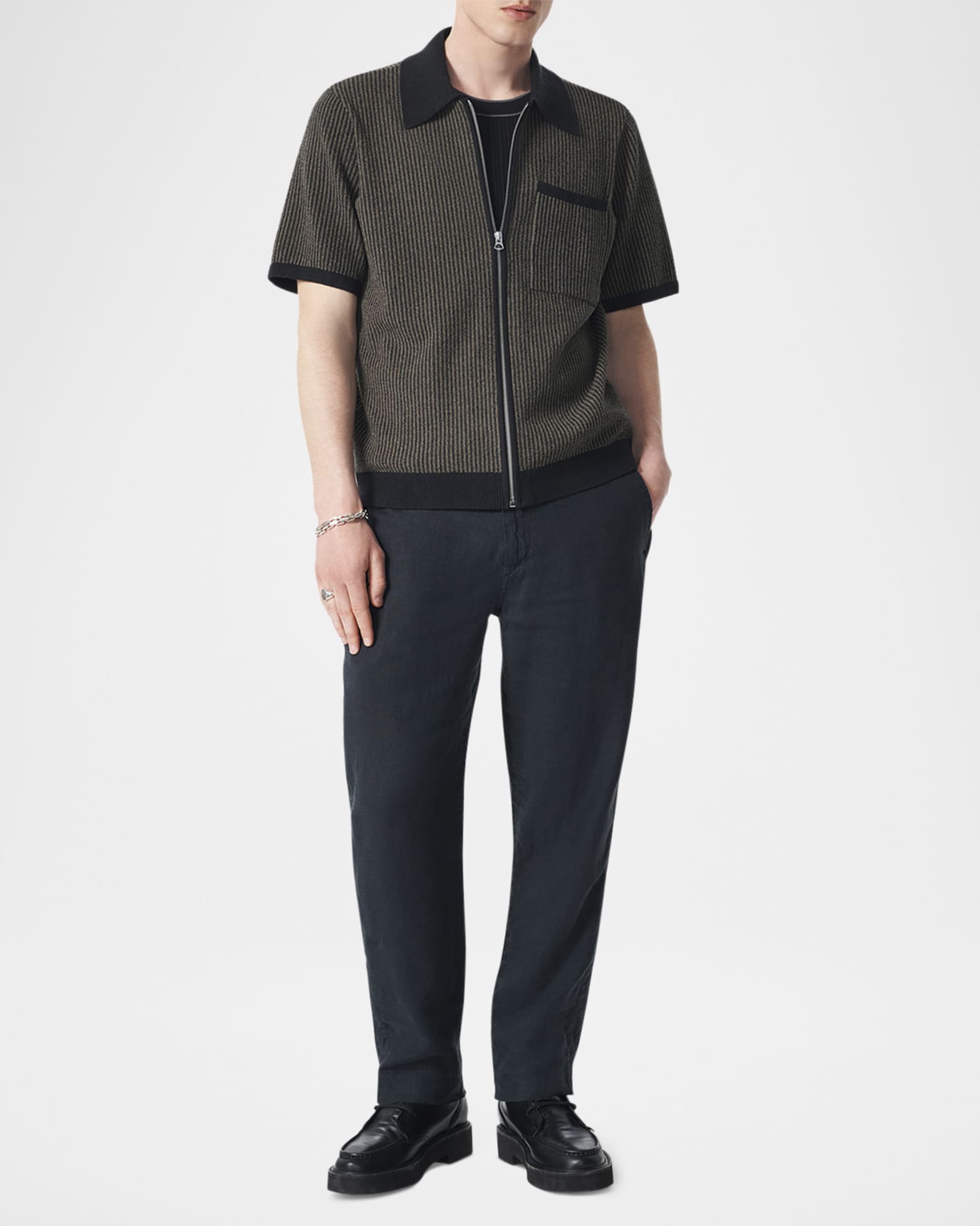 Men's Zuma Jacquard Zip Sweater 1