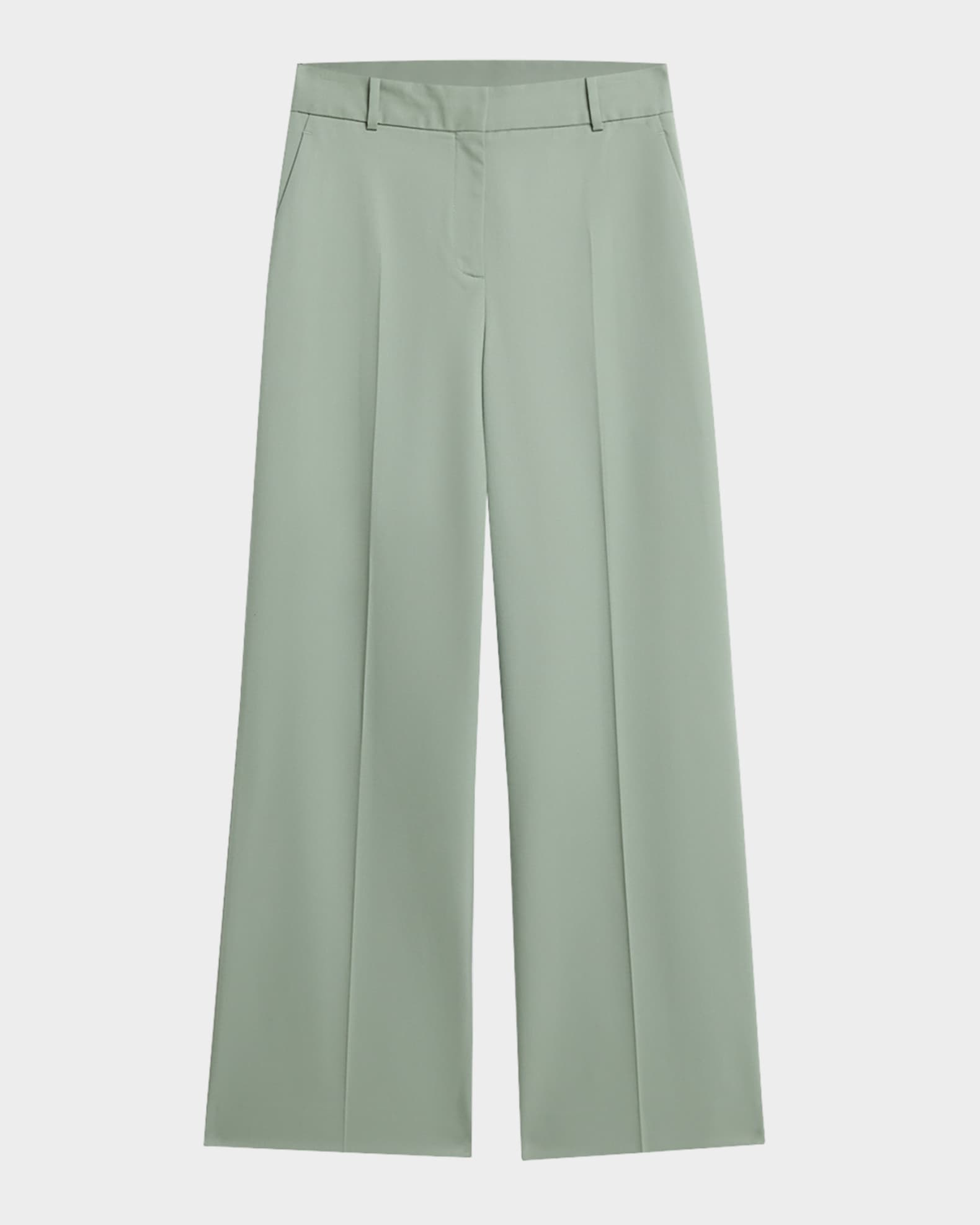 Soho Wide-Leg Seasonless Wool Trousers 0