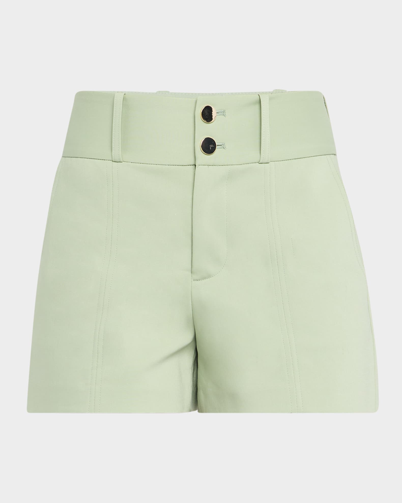 Alice + Olivia Mame High-Rise Shorts | Neiman Marcus