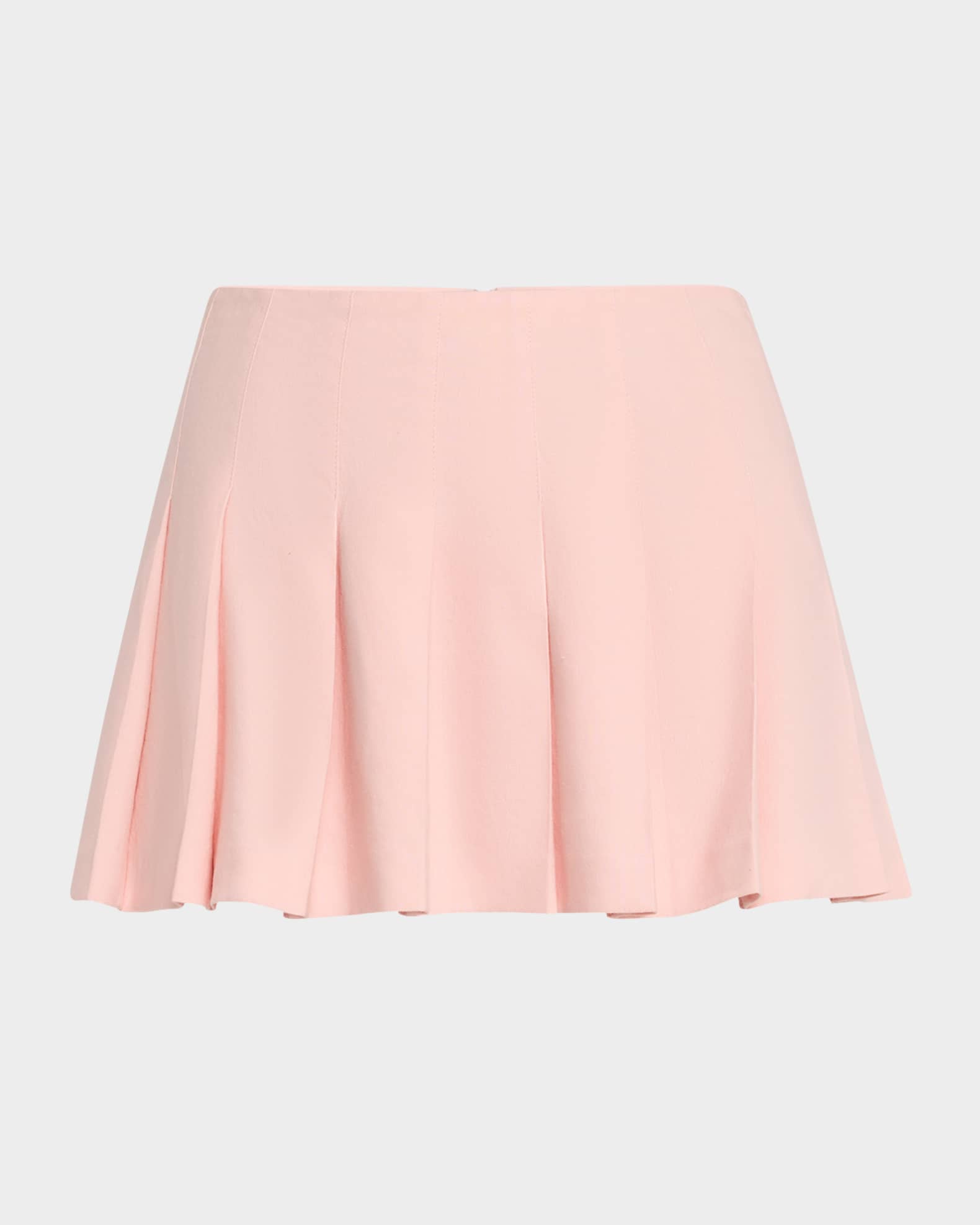 Carter Low-Rise Pleated Mini Skirt 0