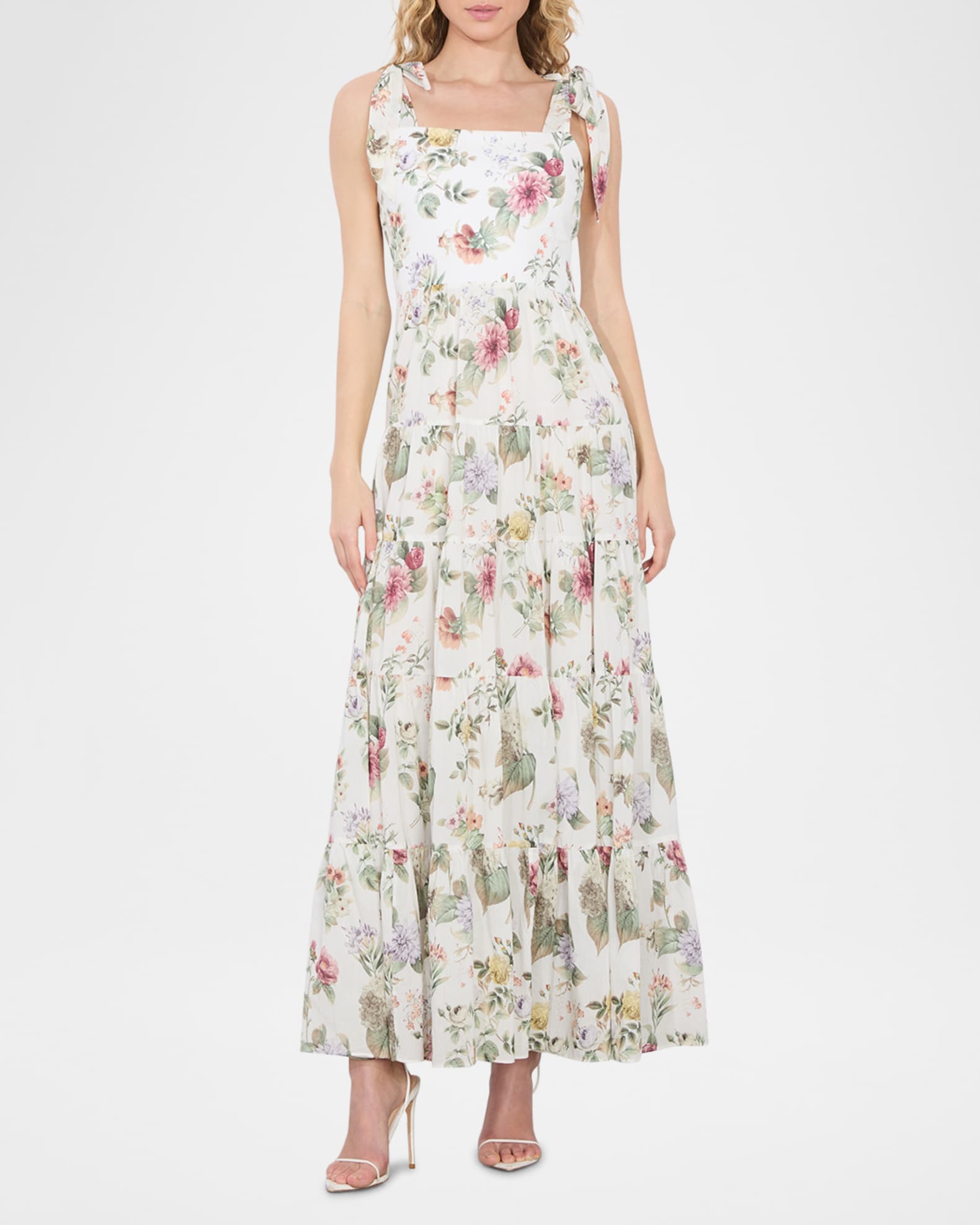 Sweet Nothings Monnie Tie-Strap Tiered Maxi Dress 1