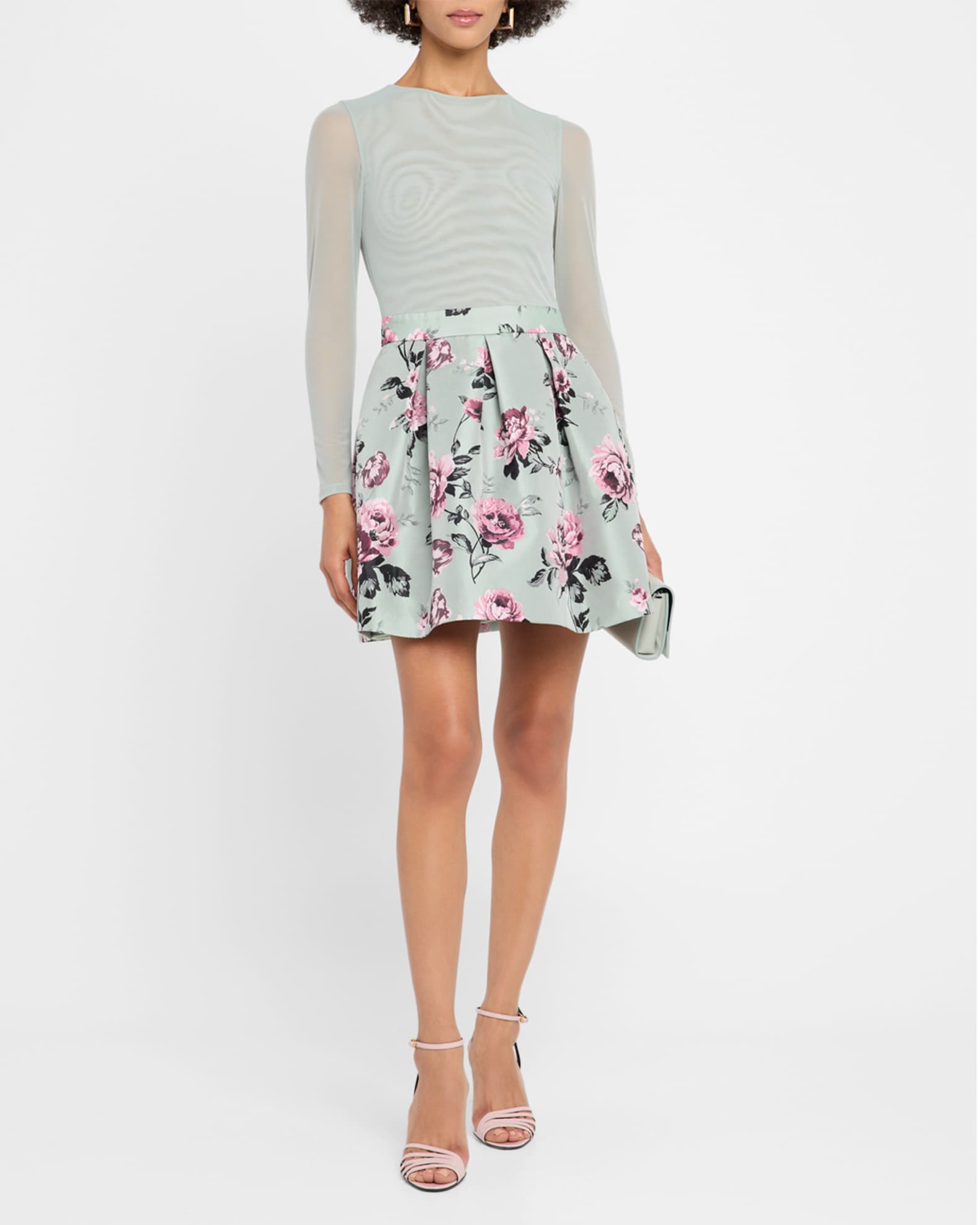 Chara Pleated Party Dress 1