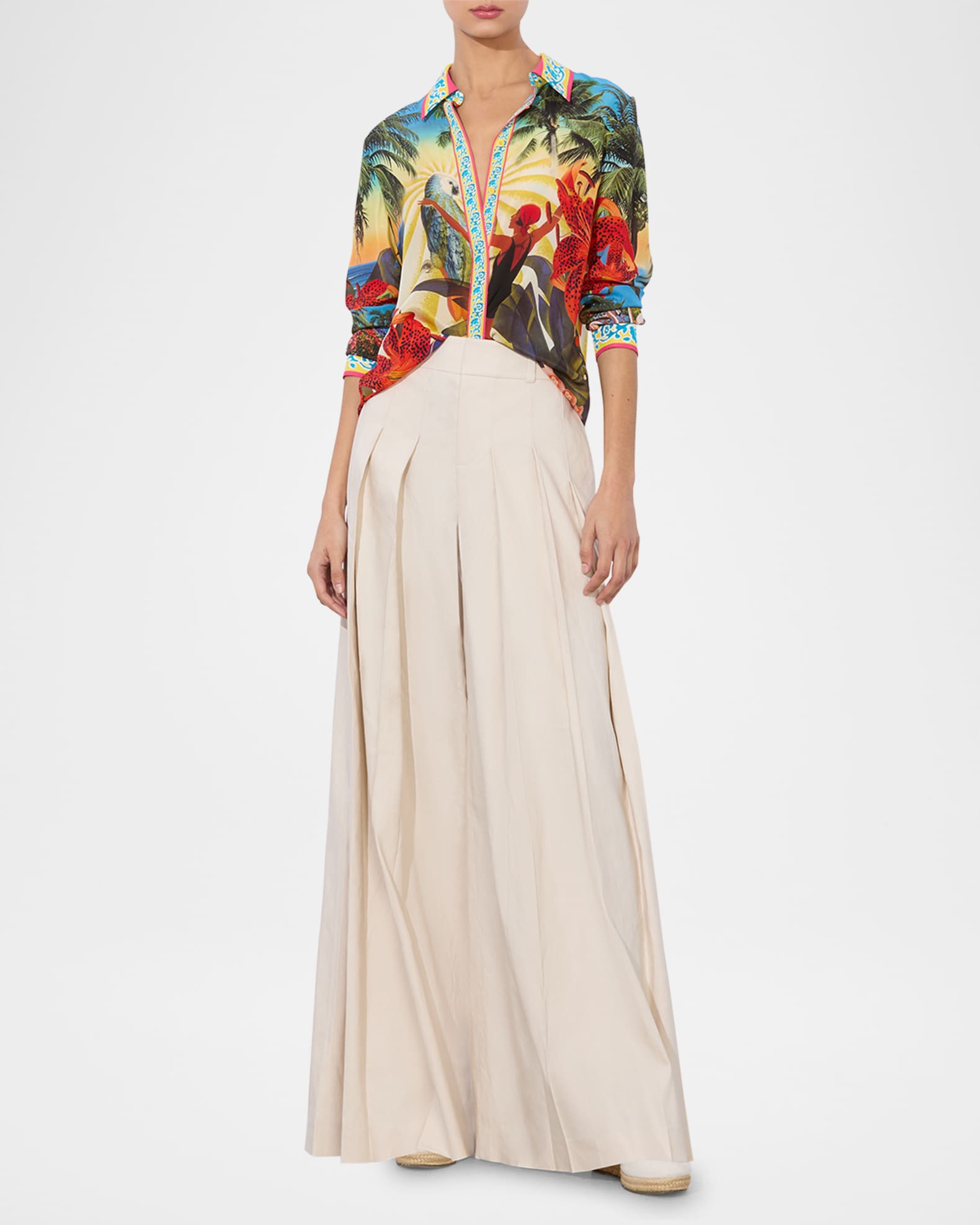Island Dreams Willa Placket Top 1