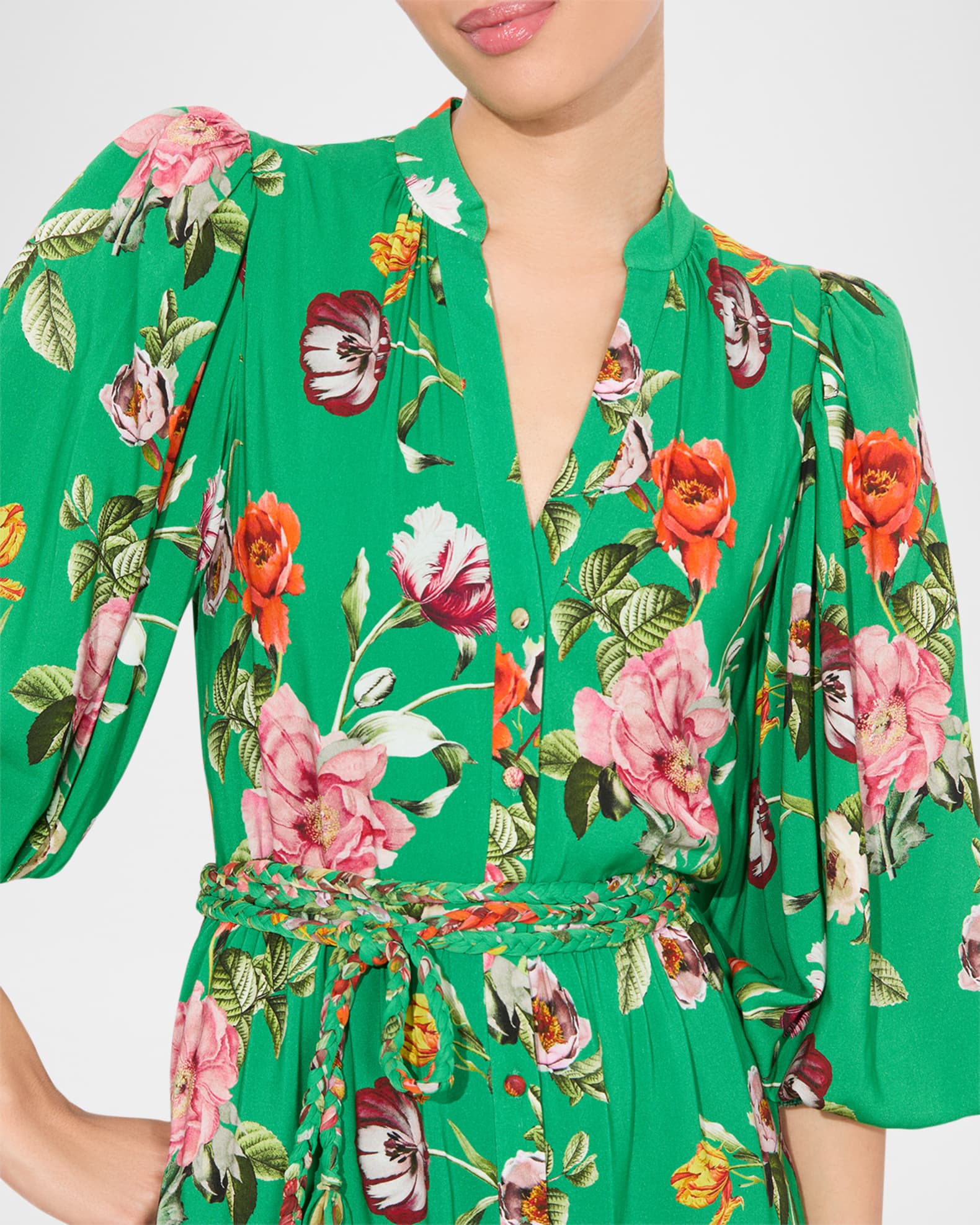 上品!【Alice+Olivia】ANTONETTE 花柄 ミニ丈 シャツワンピース CC407P97501G648_01.jpg?sw=550