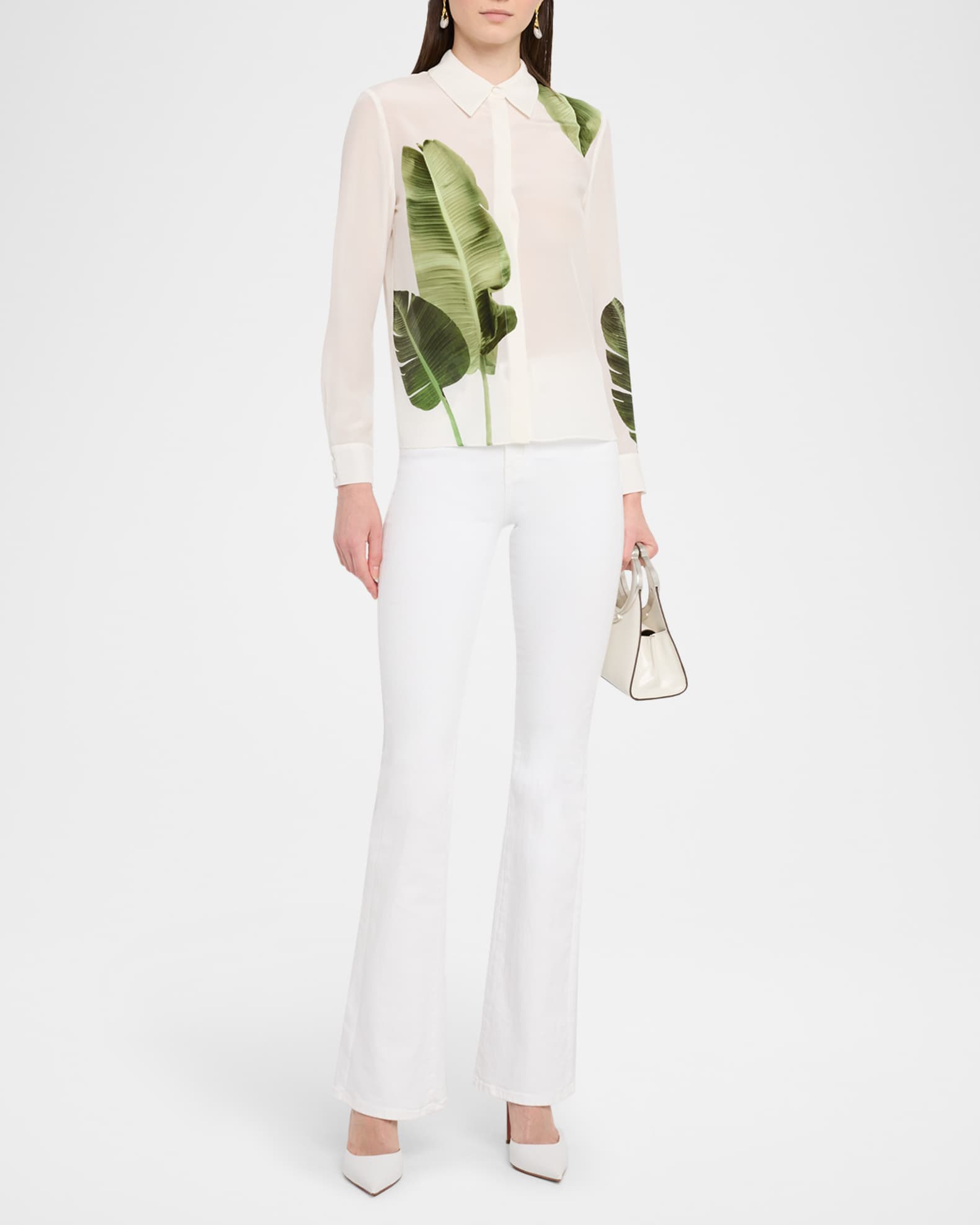 Jungle Palm Willa Placket Top 1