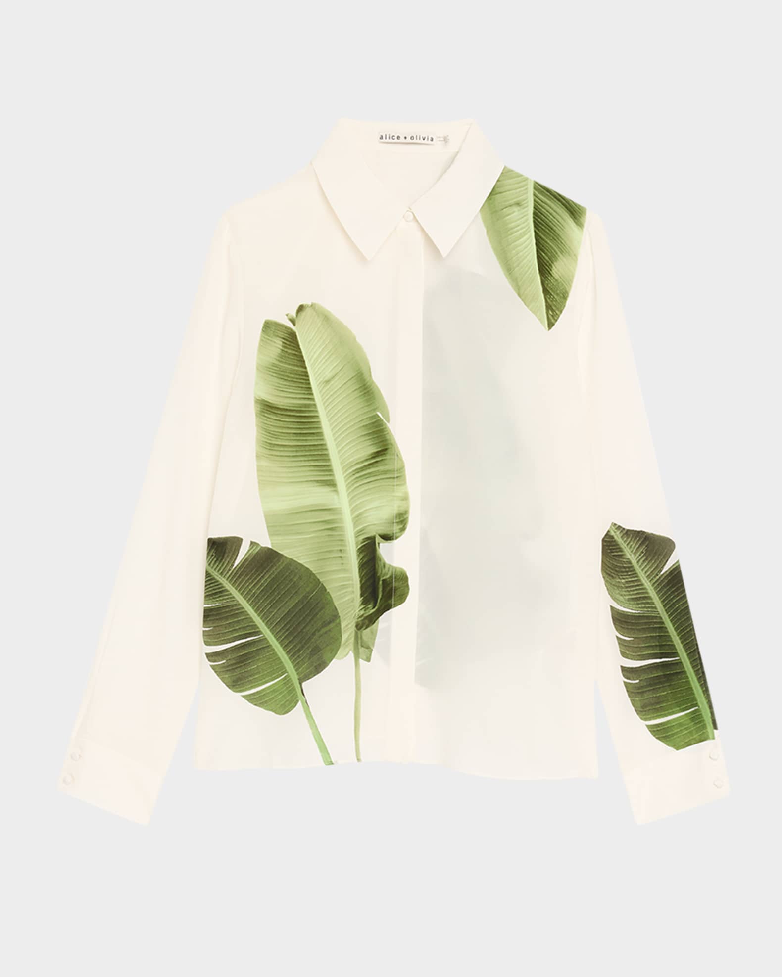 Jungle Palm Willa Placket Top 0