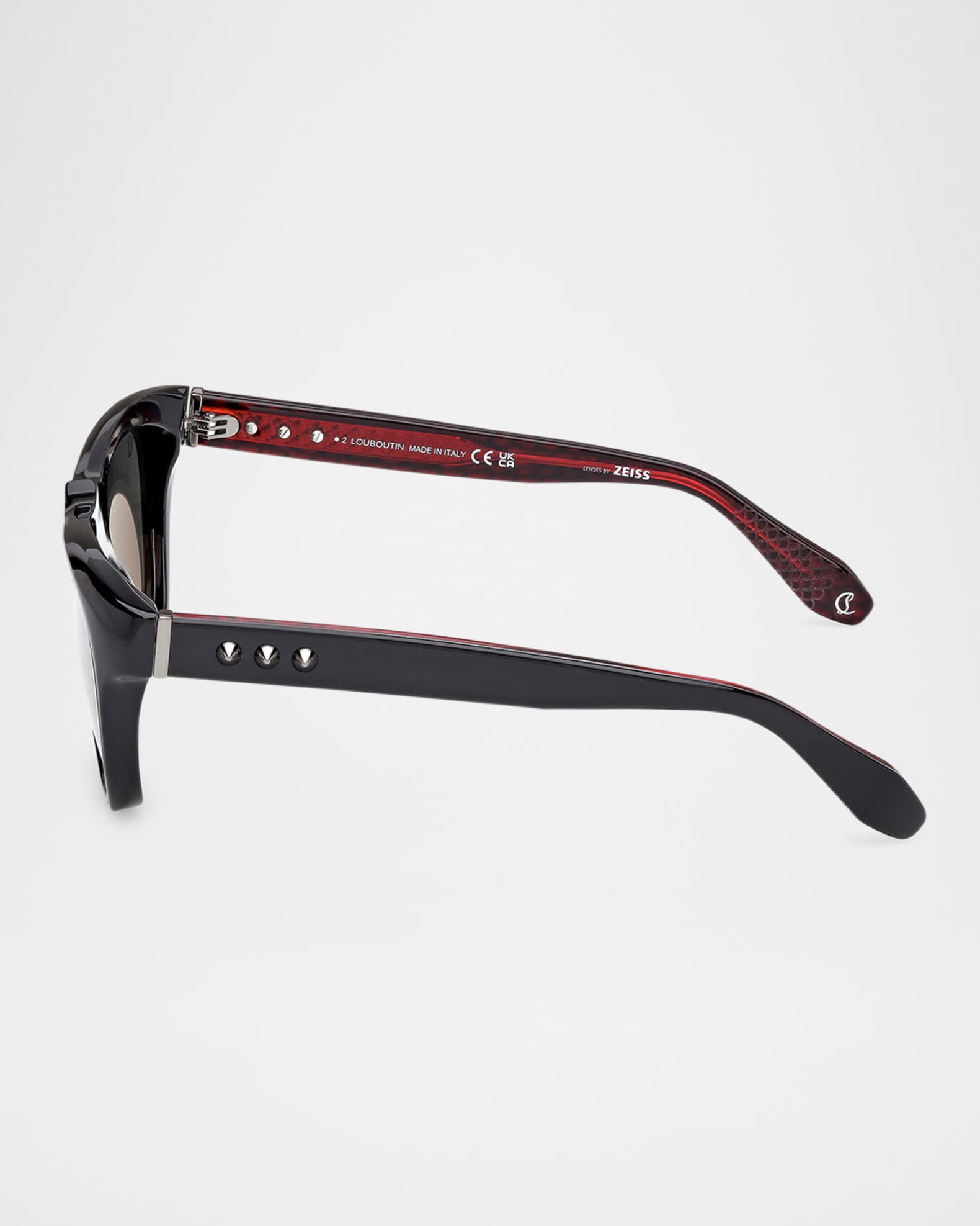 Christian Louboutin Men's LB0006M Acetate Square Sunglasses