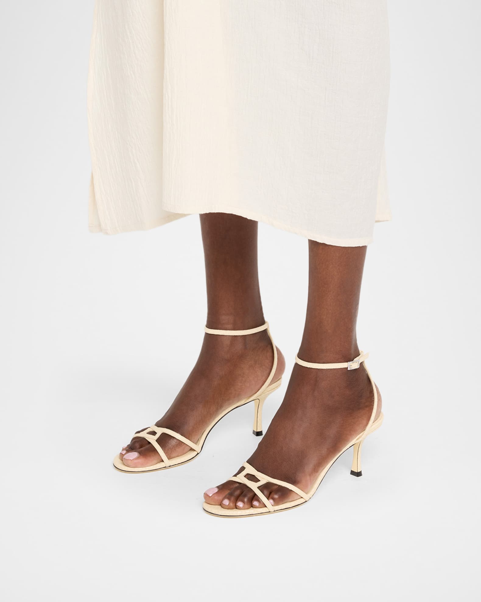 Jimmy Choo Printed Elaphe 1998 Leo Ankle-Strap Sandals