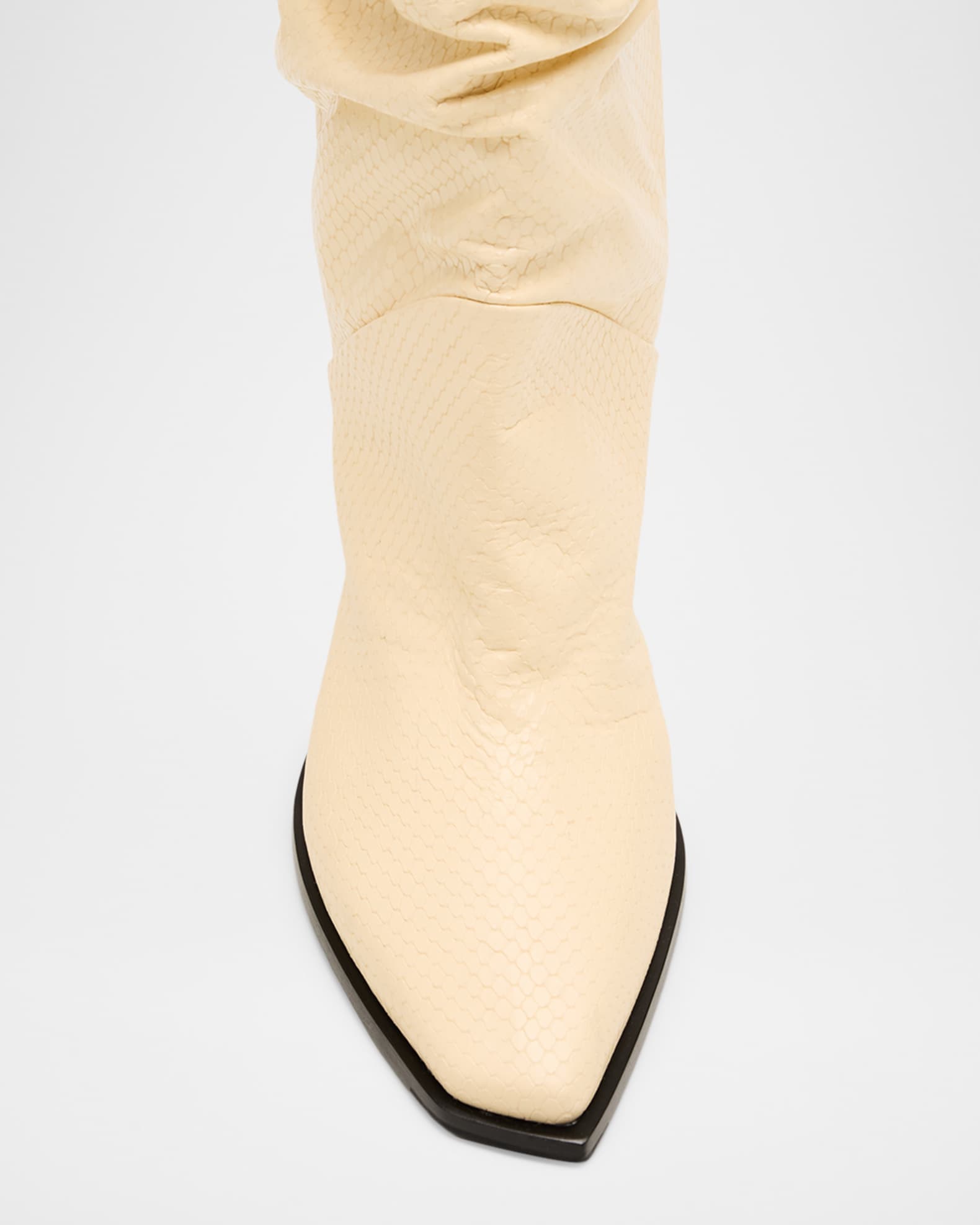 Hart 60 Slouch Leather Knee-High Boots Neiman Marcus