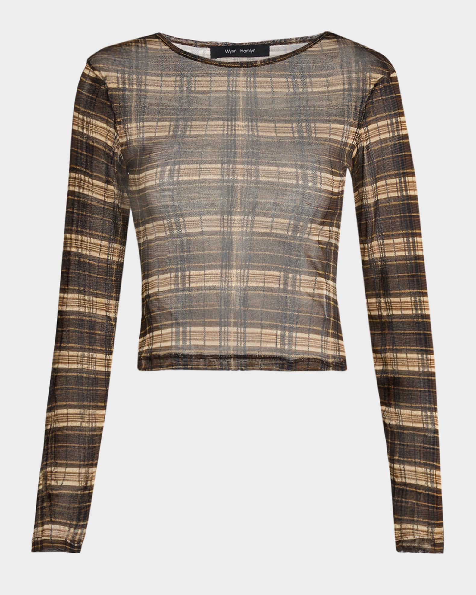 wynn-hamlyn-plaid-silk-mesh-long-sleeve-top-neiman-marcus