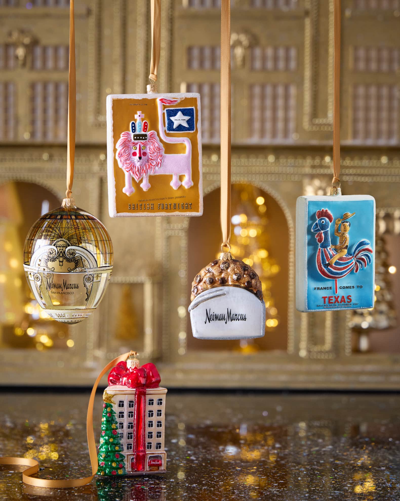Neiman Marcus Fortnight France Comes to Texas Christmas Ornament 1