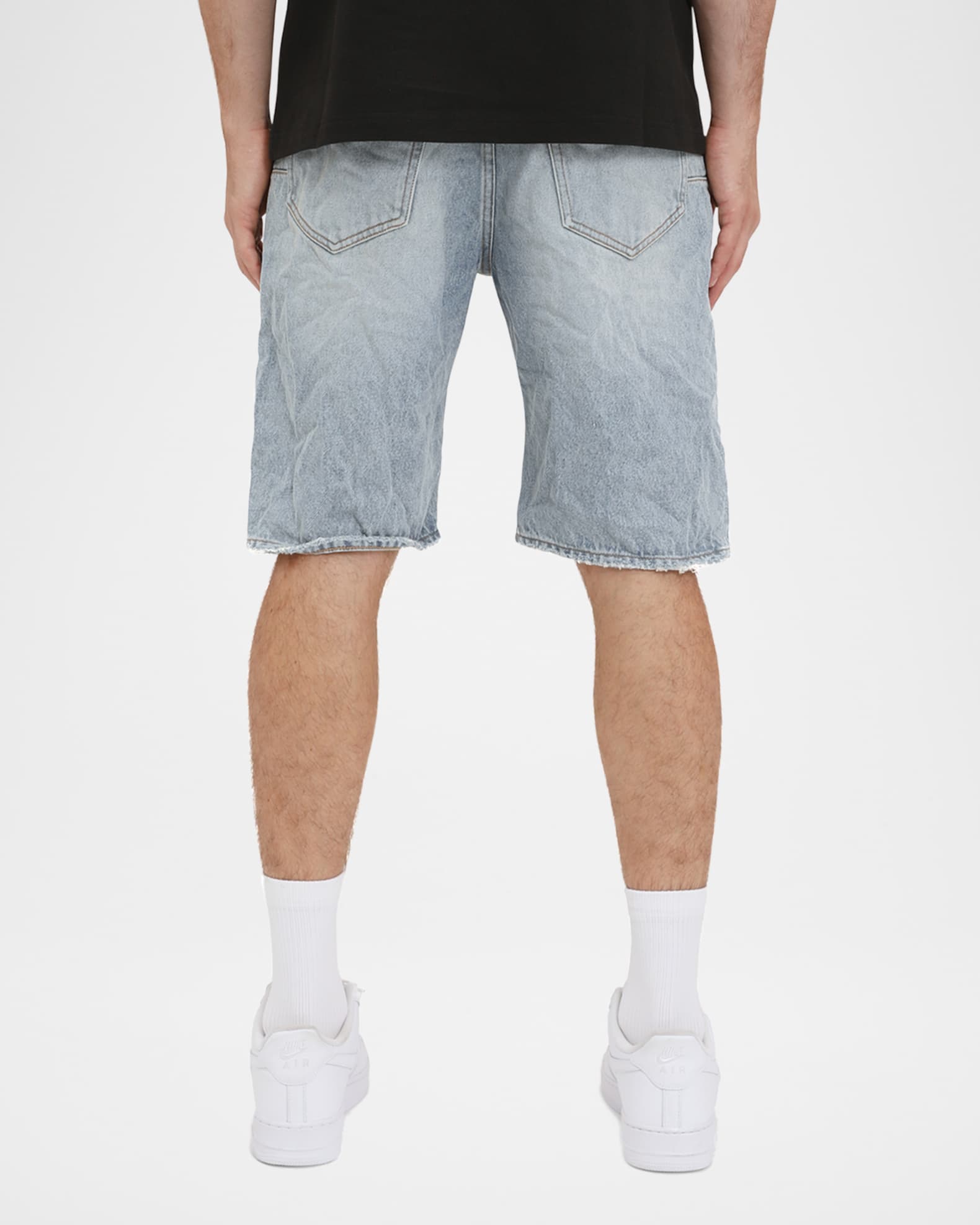 Men's Rivio Worn Denim Shorts 1