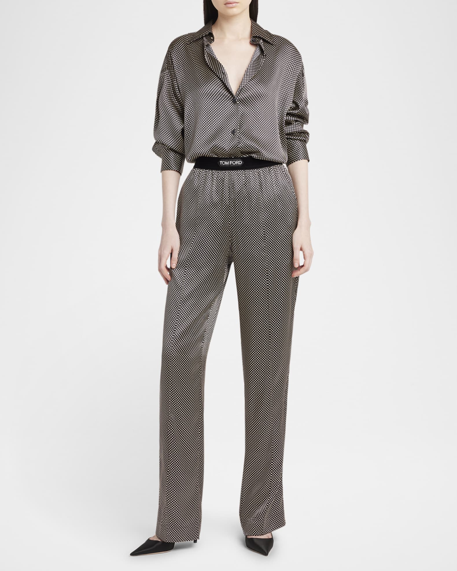 パンツ Tom Ford Stretch Silk Pajamas Trousers TOM FORD Stretch Silk Pajama Pants | Nordstrom