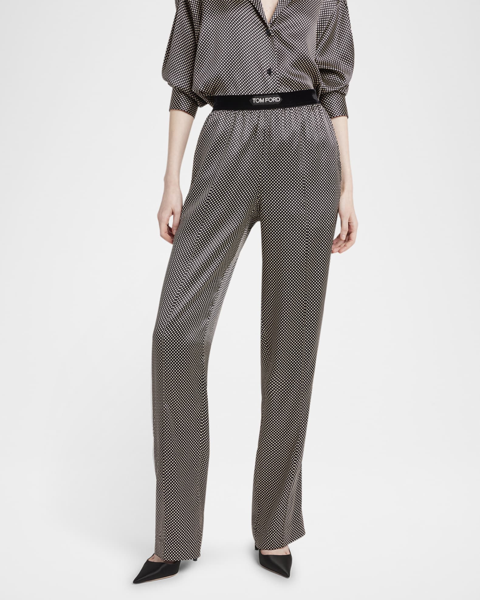 ルームウェア・パジャマ TOM FORD STRETCH SILK SATIN PIJAMAS TROUSERS TOM FORD Stretch Silk Satin Pajama Pants | Nordstrom