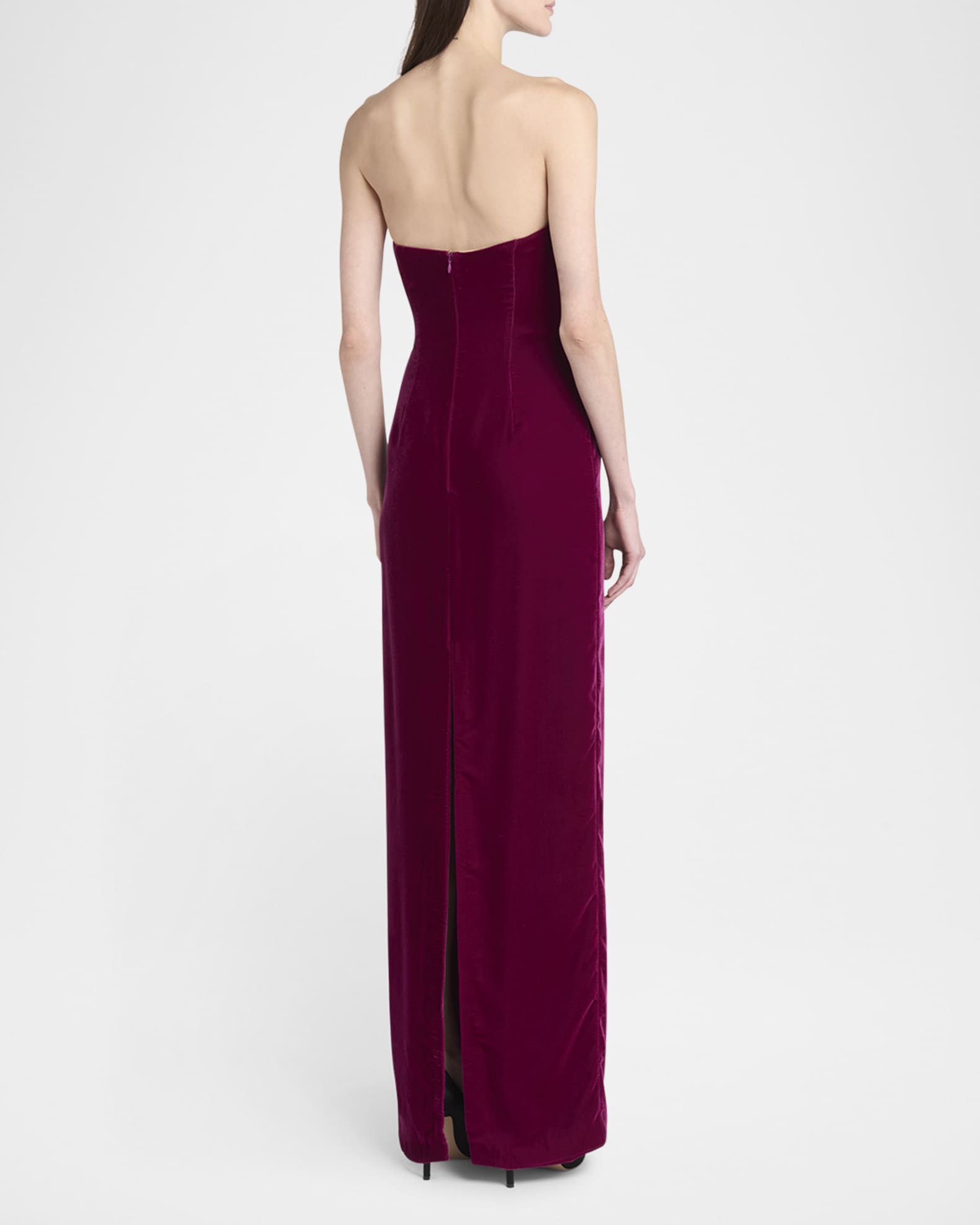 パーティードレス TOM FORD AB3593FAX1556 Dresses Velvet evening dress TOM FORD Strapless Lightweight Velvet Evening Gown | Neiman