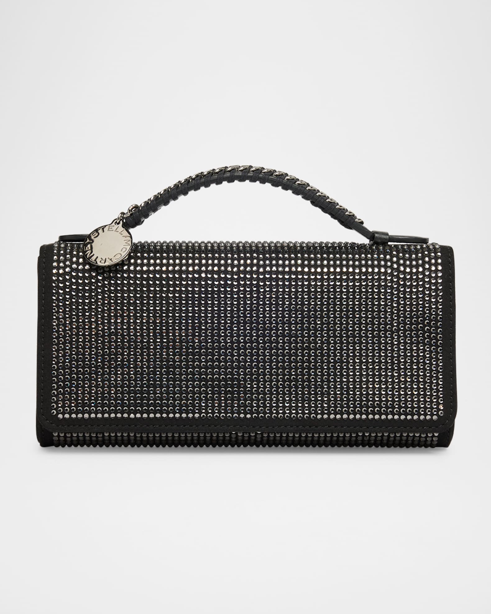 Falabella Crystal Alter Suede Top-Handle Bag 0