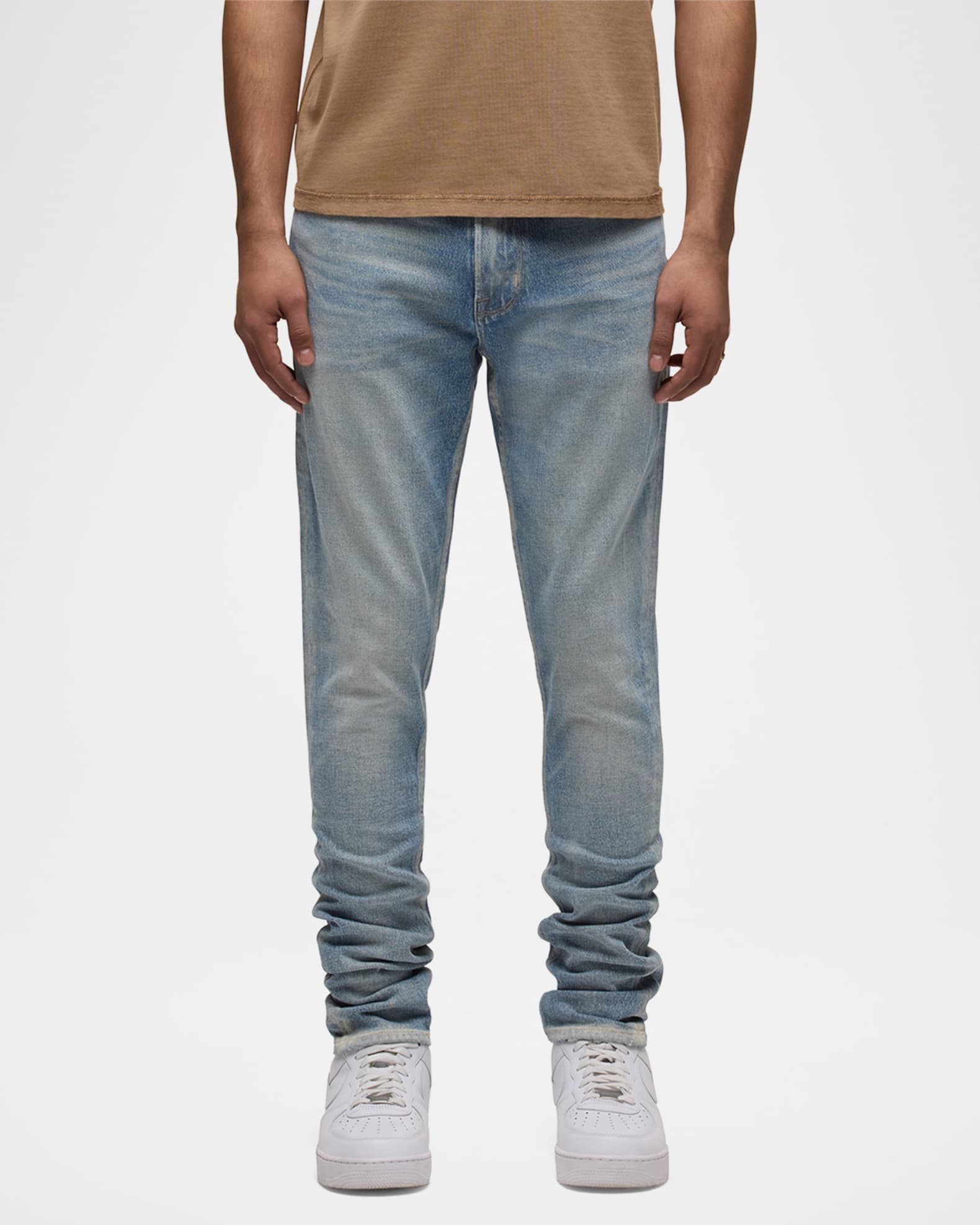 NOWADAYS ジニョク ⑧ Hudson Men's Zack Faded Skinny Jeans | Neiman Marcus