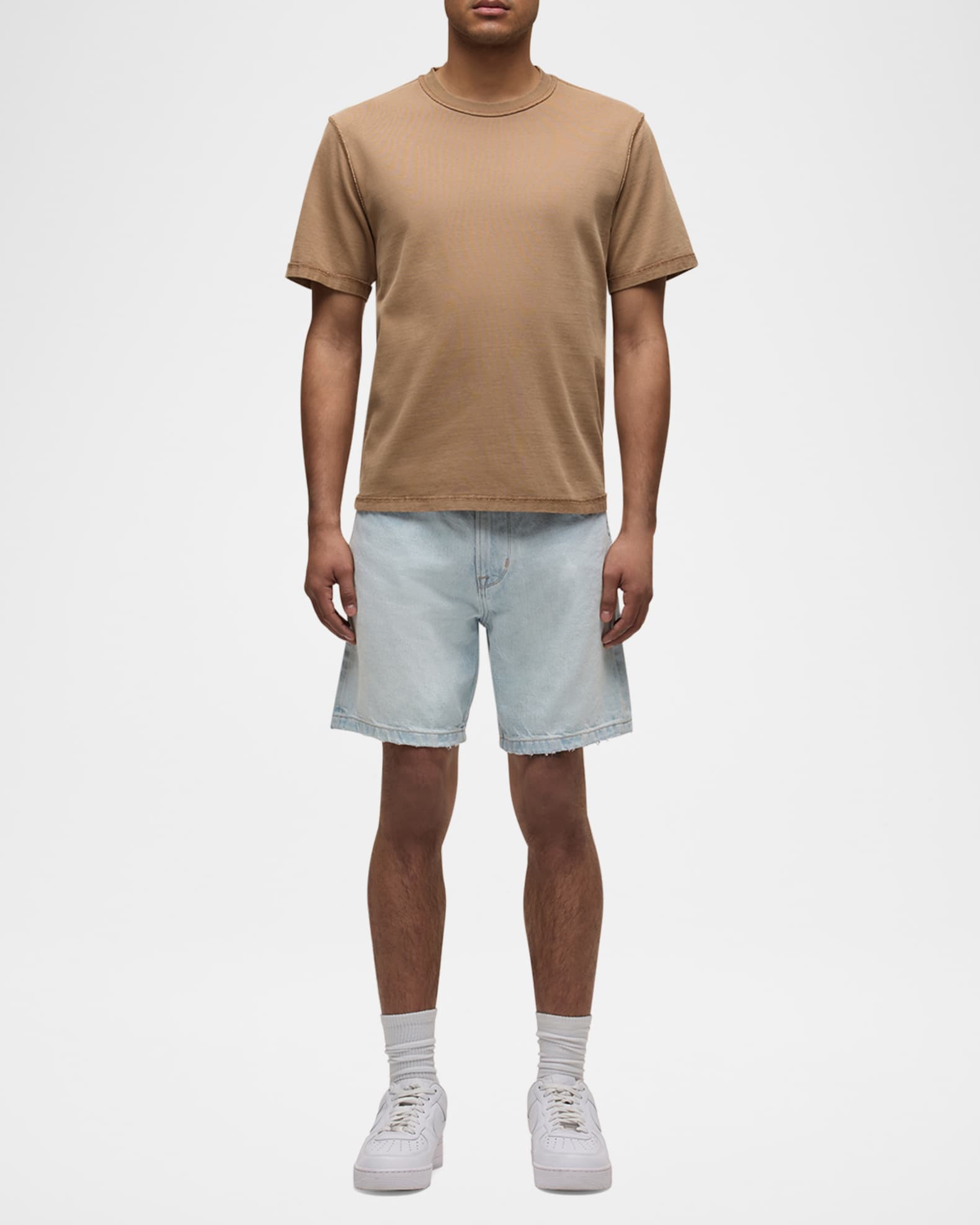 Men's Heavyweight Cotton Crewneck Tee 1