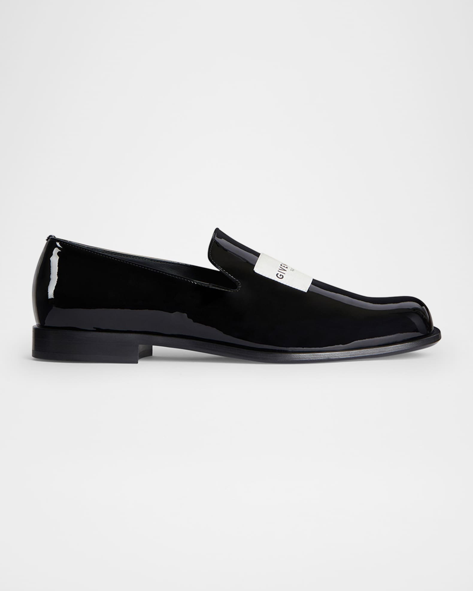 Givenchy Men's Patent Leather Label Loafers | Neiman Marcus