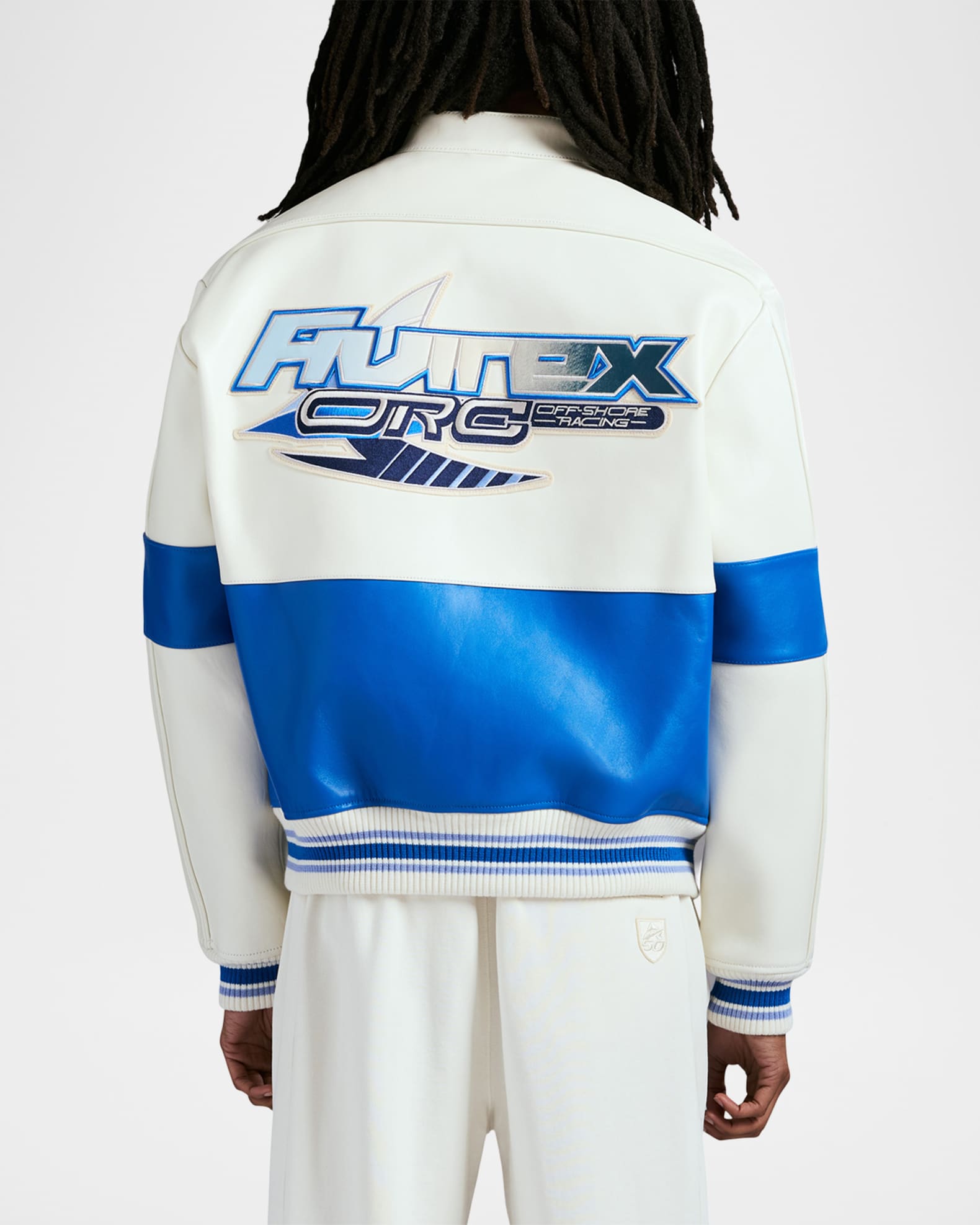 AVIREX Men's Off Shore Racing Leather Jacket | Neiman Marcus AVIREX Men's Off Shore Racing Leather Jacket | Neiman Marcus
