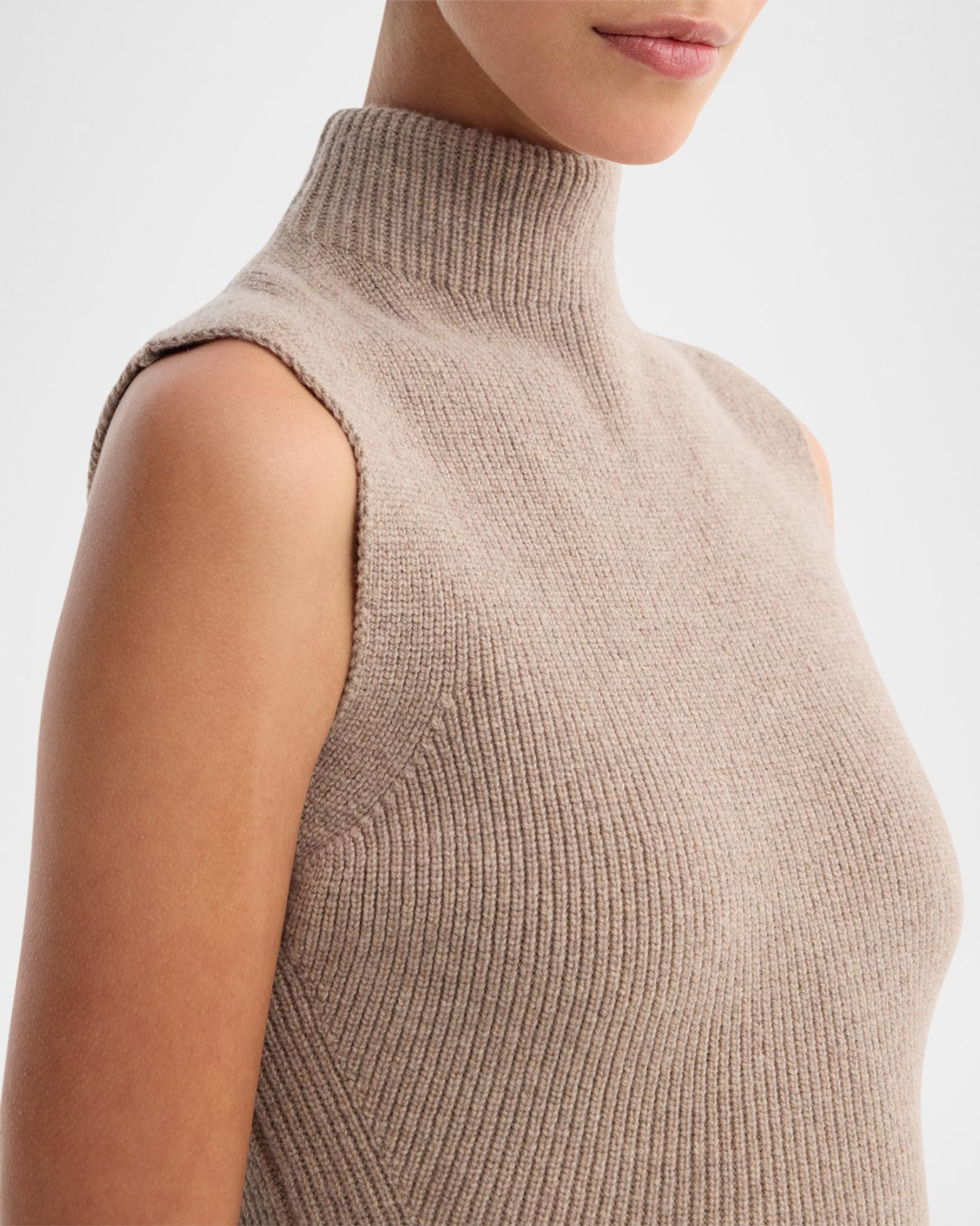 Róhe Sleeveless Wool-Cashmere Peplum Sweater | Neiman Marcus