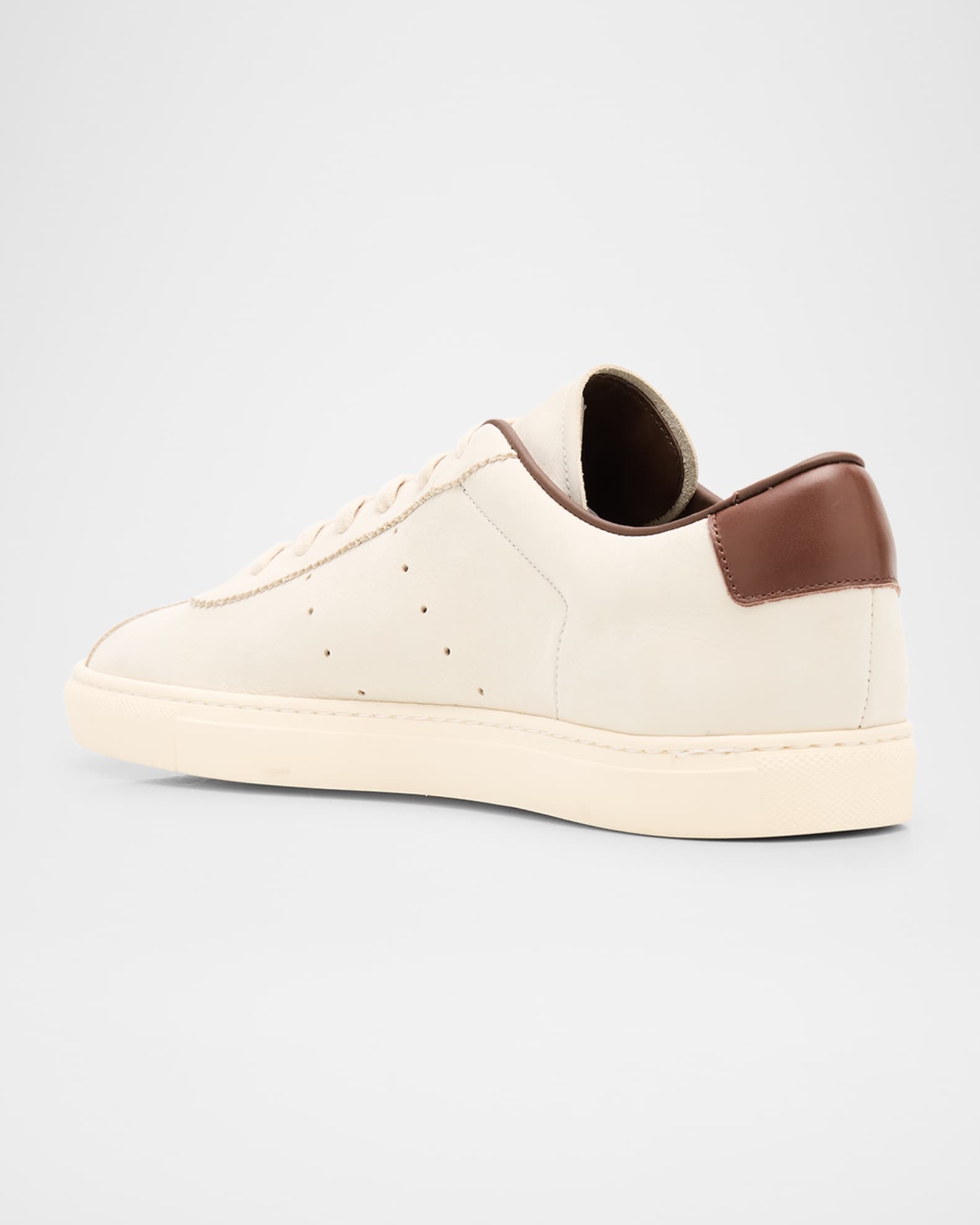 Men's Tennis 24 Leather Low-Top Sneakers