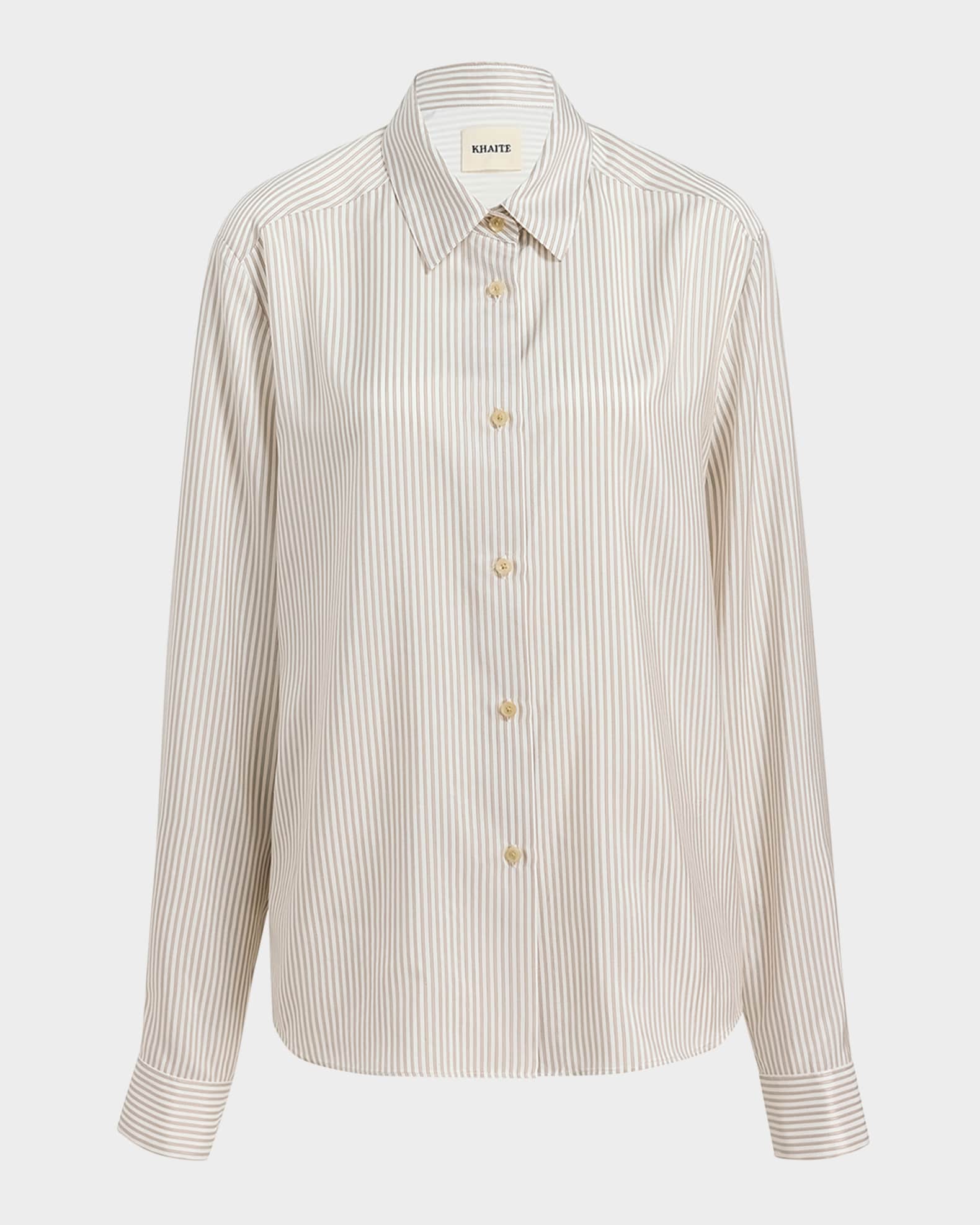 Argo Stripe Silk Shirt 0