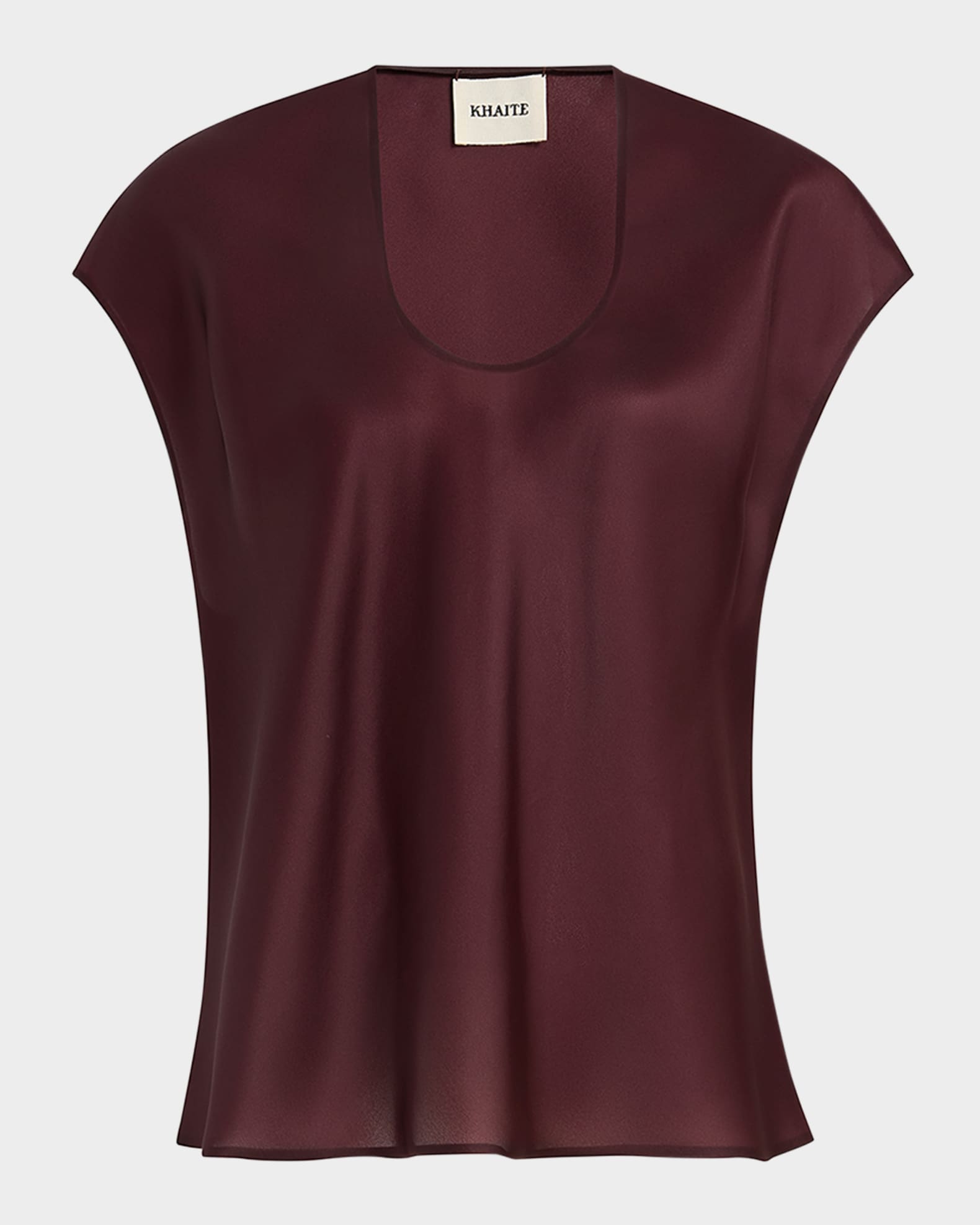 Barbo Silk Scoop-Neck Top 0